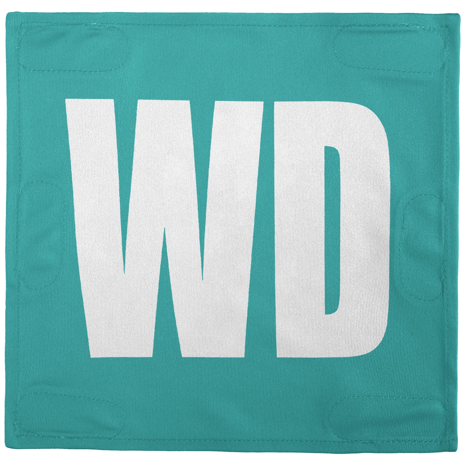 Netball Velcro Patches Set Teal & White
