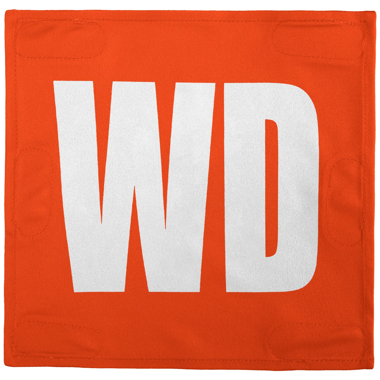 Netball Velcro Patches Set Orange & White