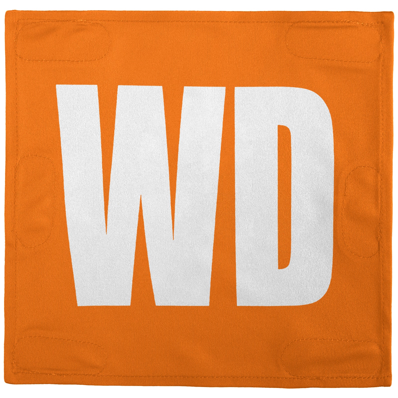 Netball Velcro Patches Set Orange & White