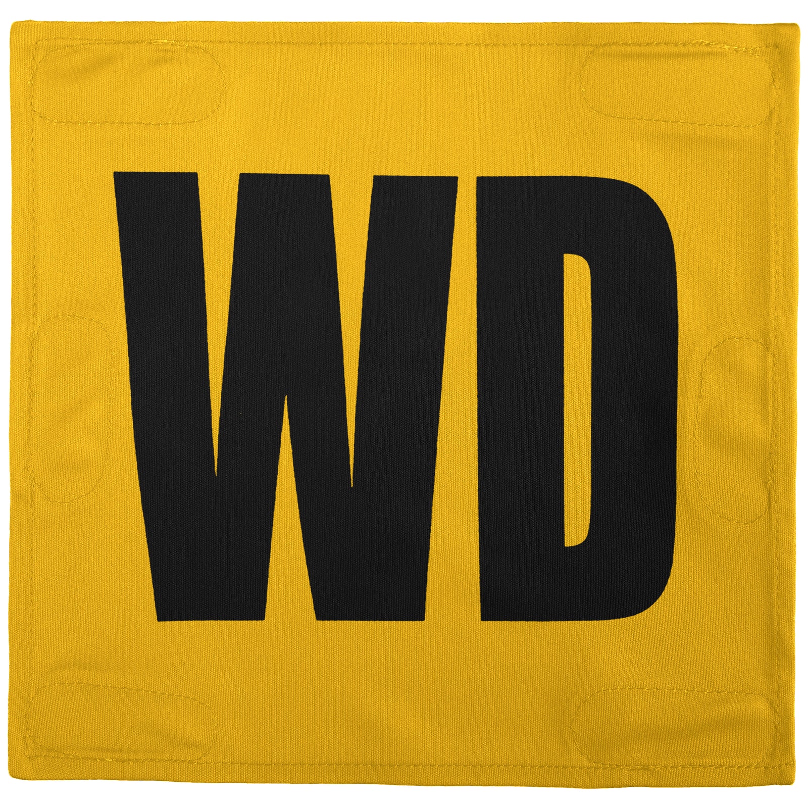 Netball Velcro Patches Set Yellow & Black