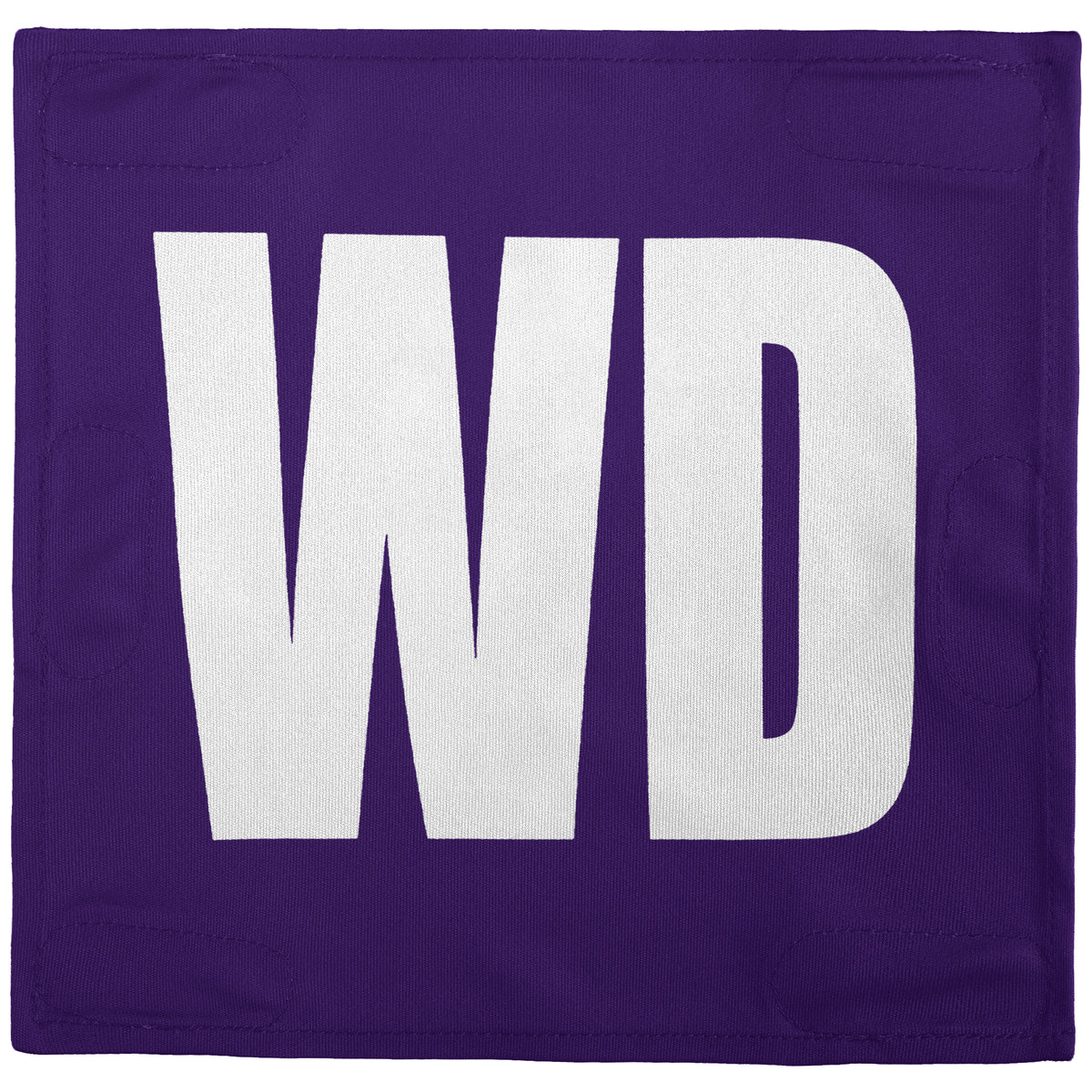 Netball Velcro Patches Set Purple &amp; White