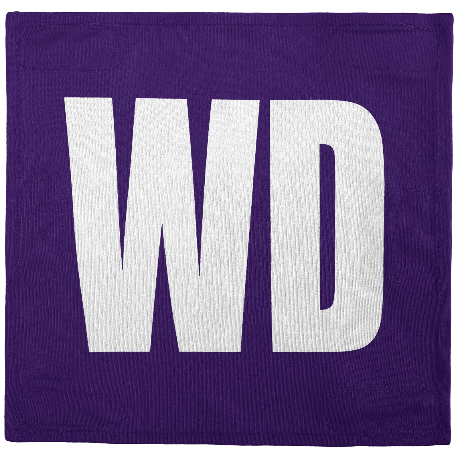 Netball Velcro Patches Set Purple & White