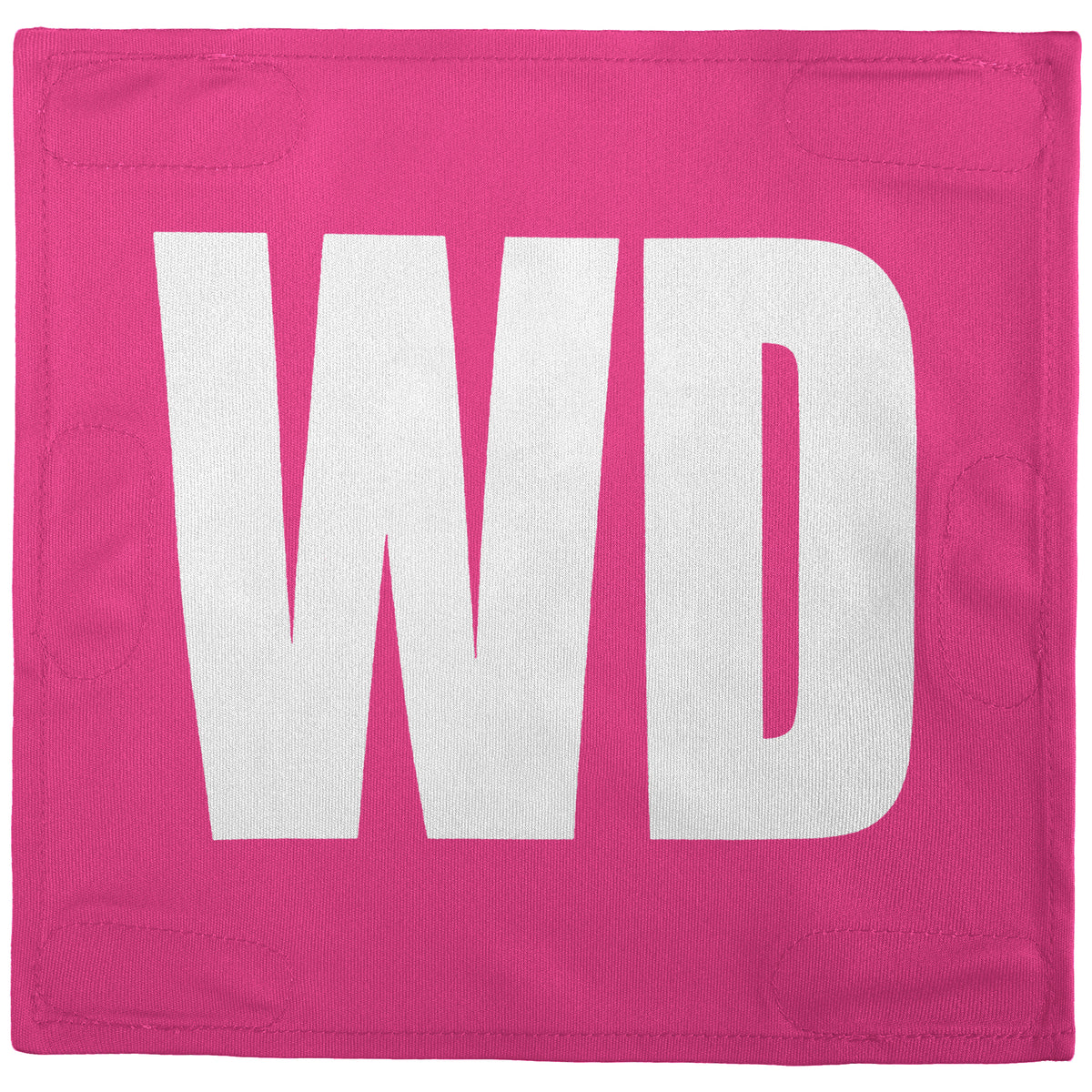 Netball Velcro Patches Set Pink &amp; White