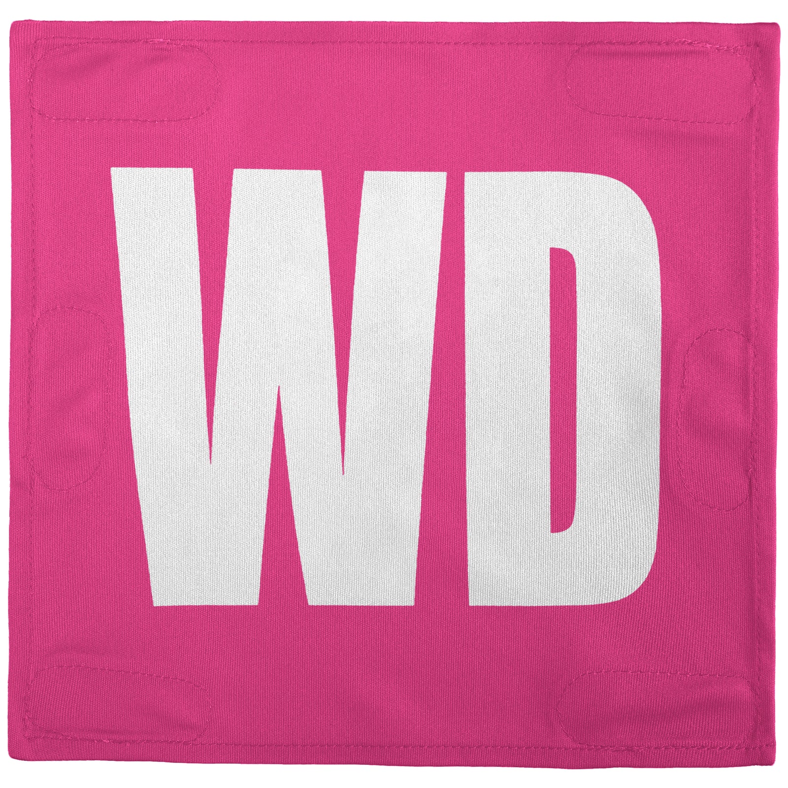 Netball Velcro Patches Set Pink & White