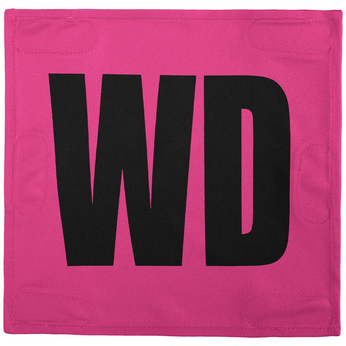 Netball Velcro Patches Set Pink &amp; Black