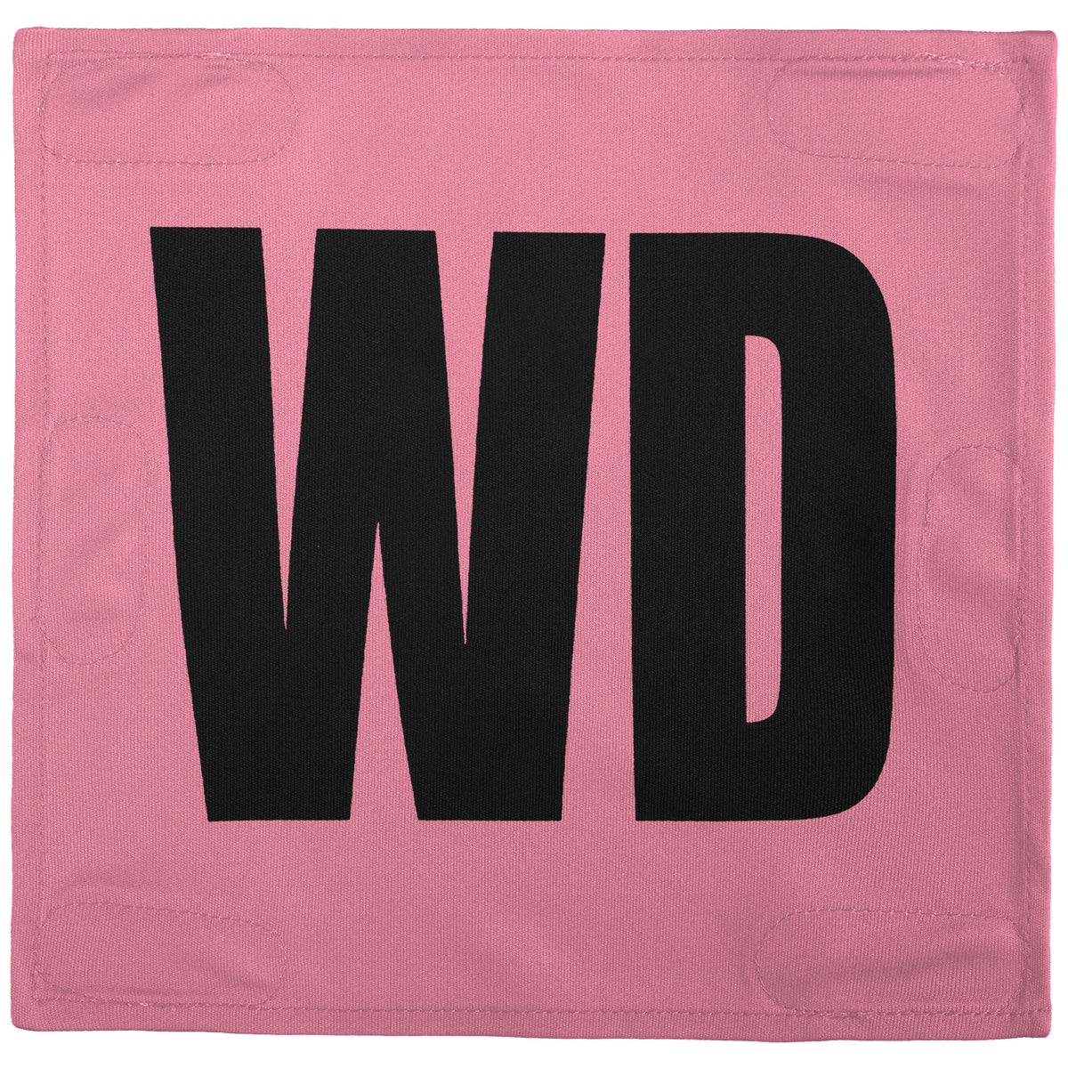 Netball Velcro Patches Set Light Pink &amp; Black