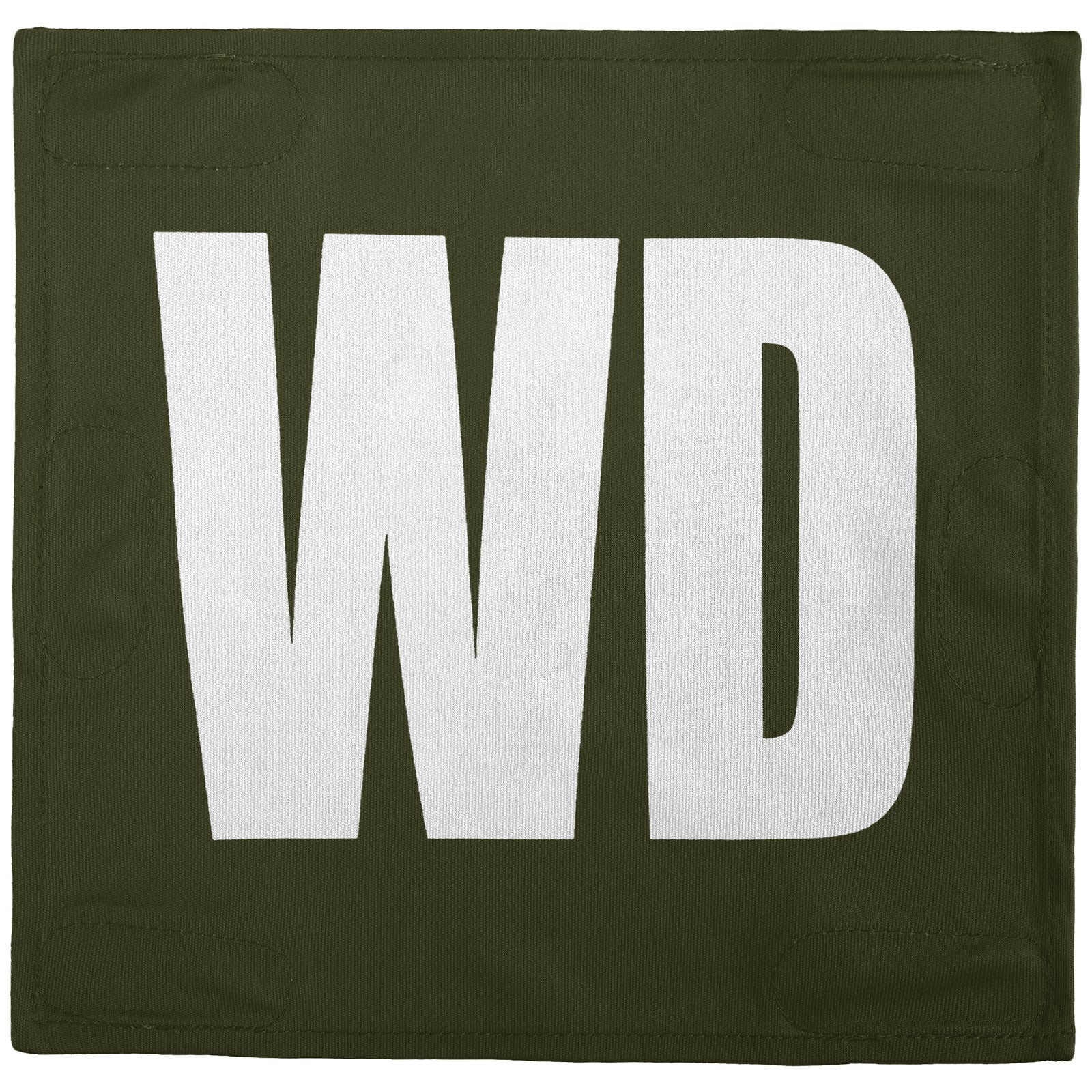 Netball Velcro Patches Set Olive & White