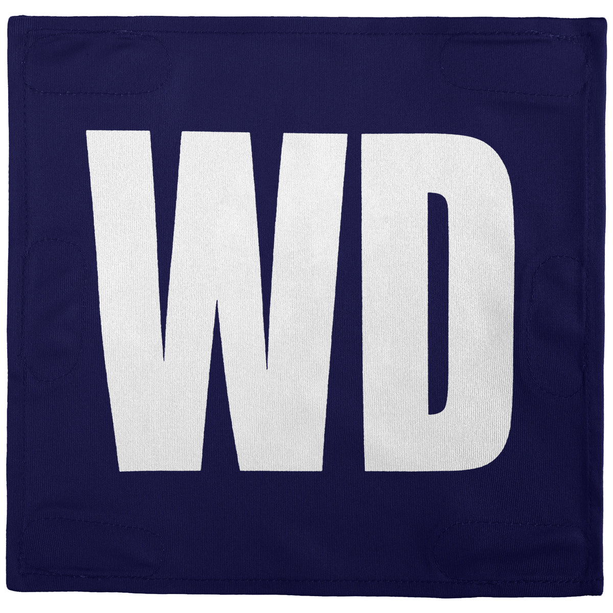 Netball Velcro Patches Set Dark Blue &amp; White