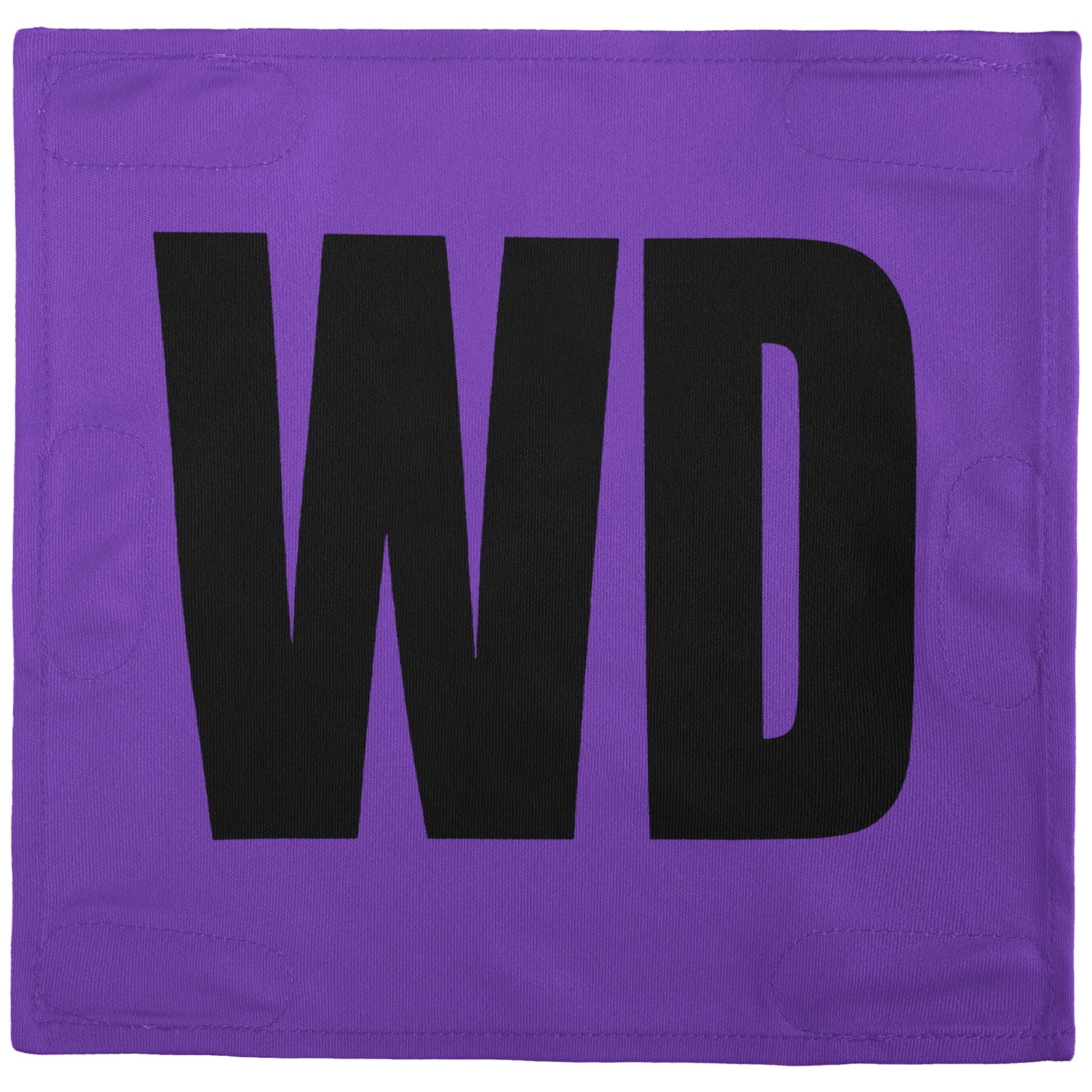 Netball Velcro Patches Set Purple & Black