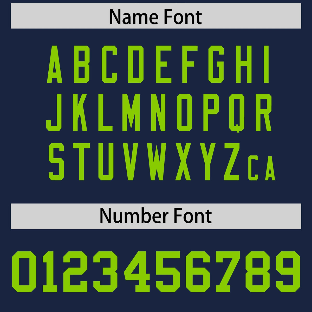 Custom Navy Neon Green Personalized Shoulder Star Pattern Authentic American Football Jersey
