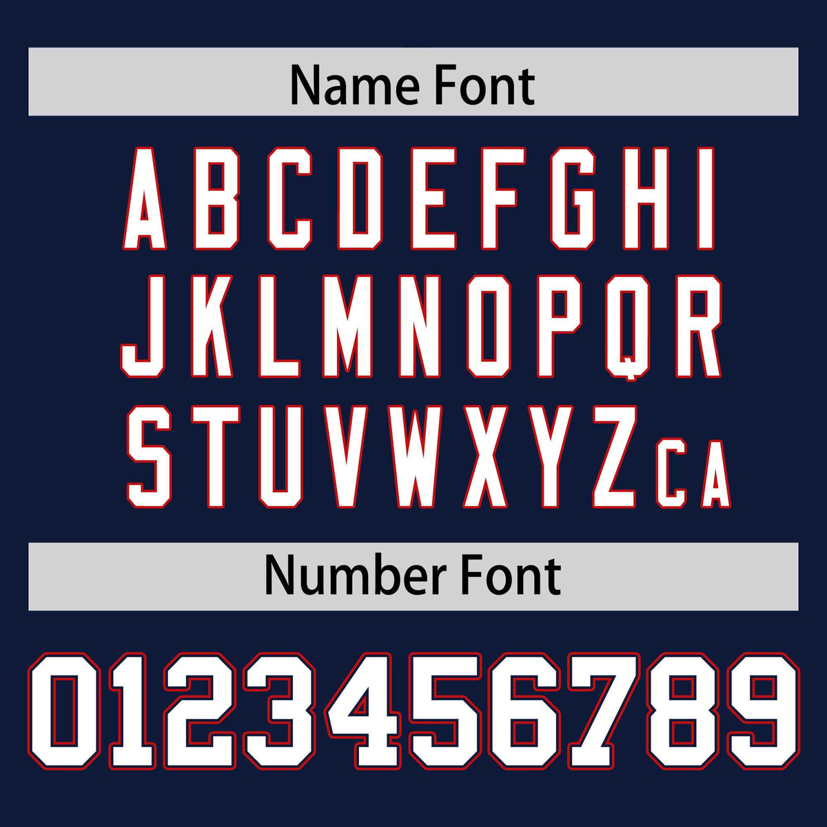 Custom Navy White-Red Personalized Classic Authentic Football Jersey