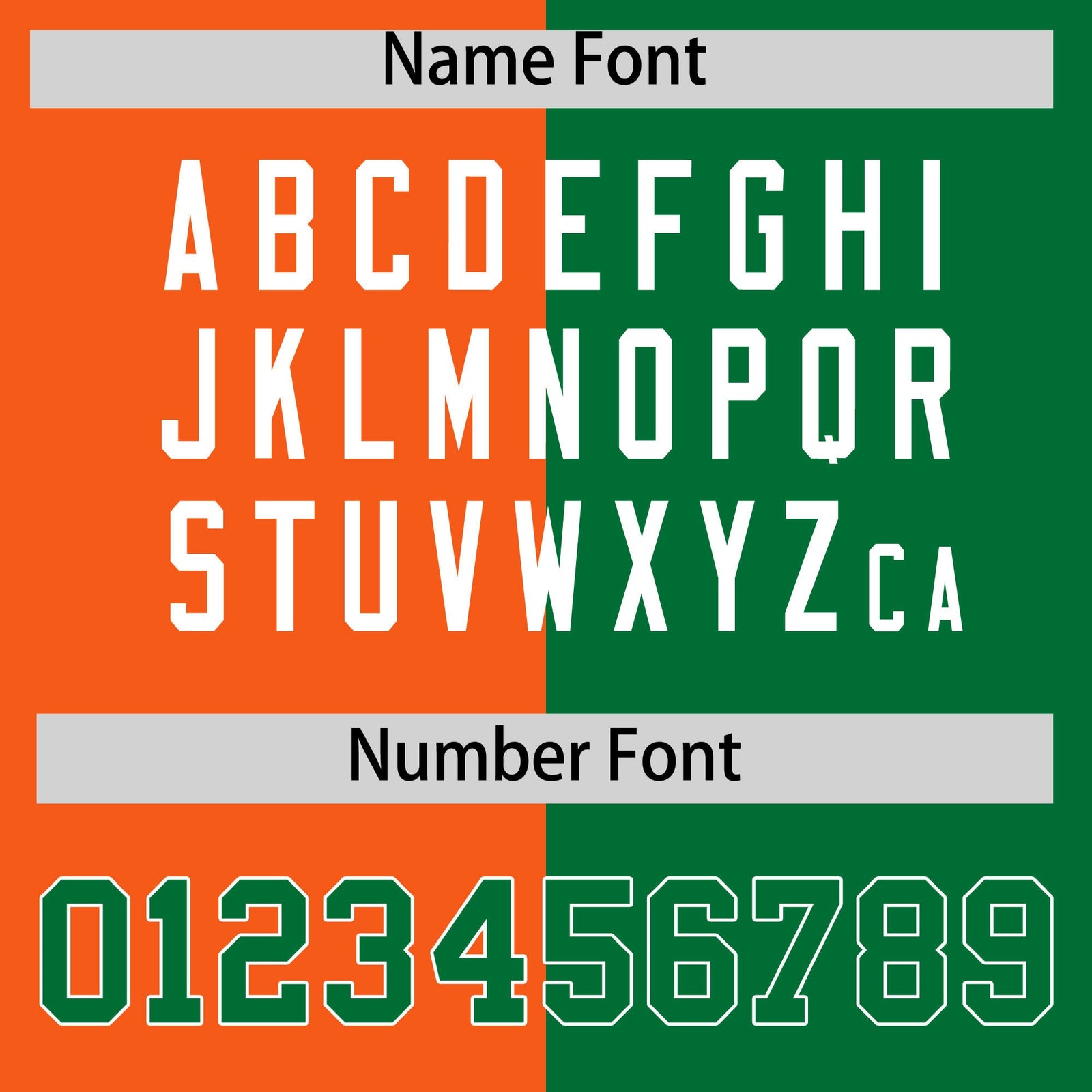 Custom Kelly Green Orange Four Squares Design Performance Polo Shirt
