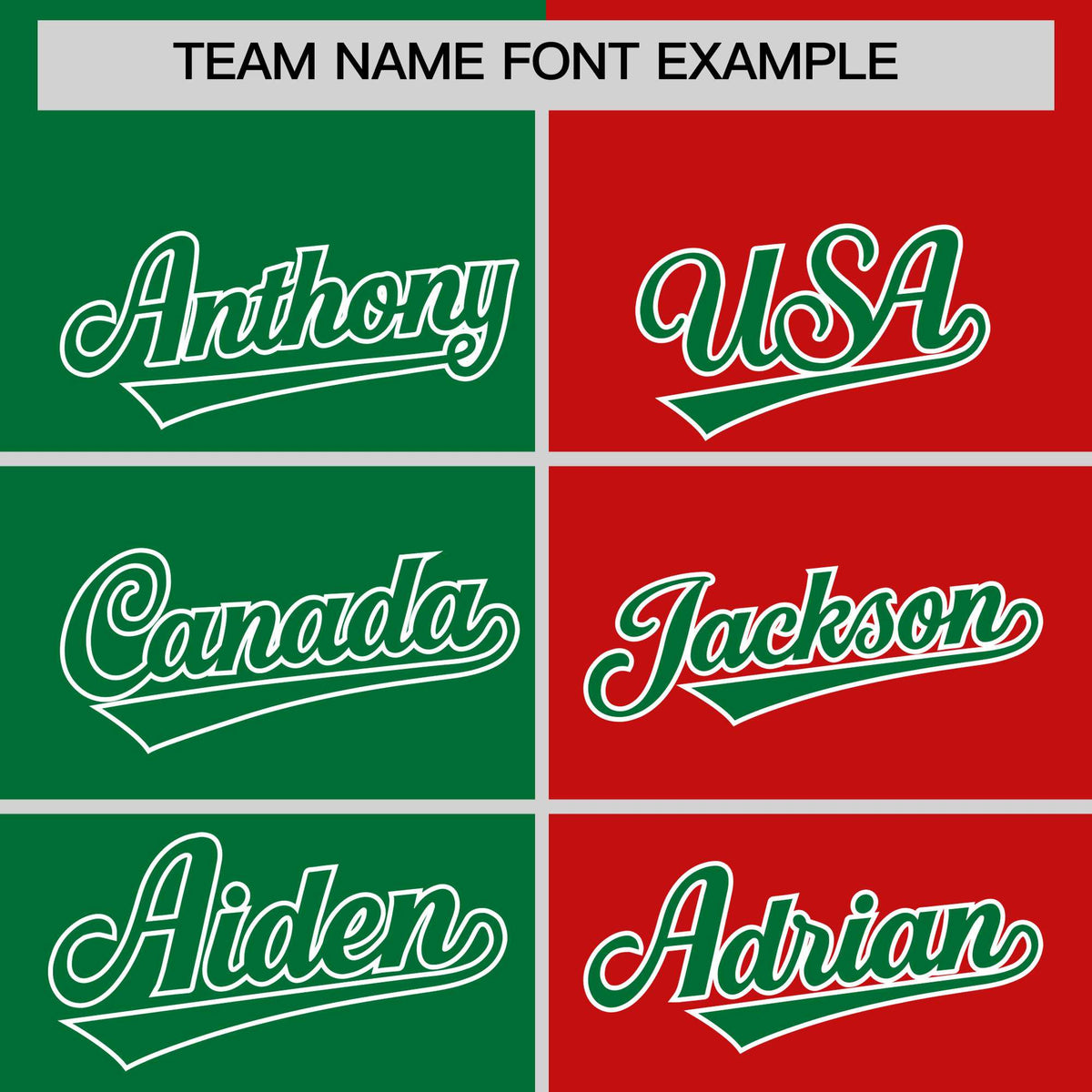 Custom Kelly Green Red Four Squares Design Performance Polo Shirt