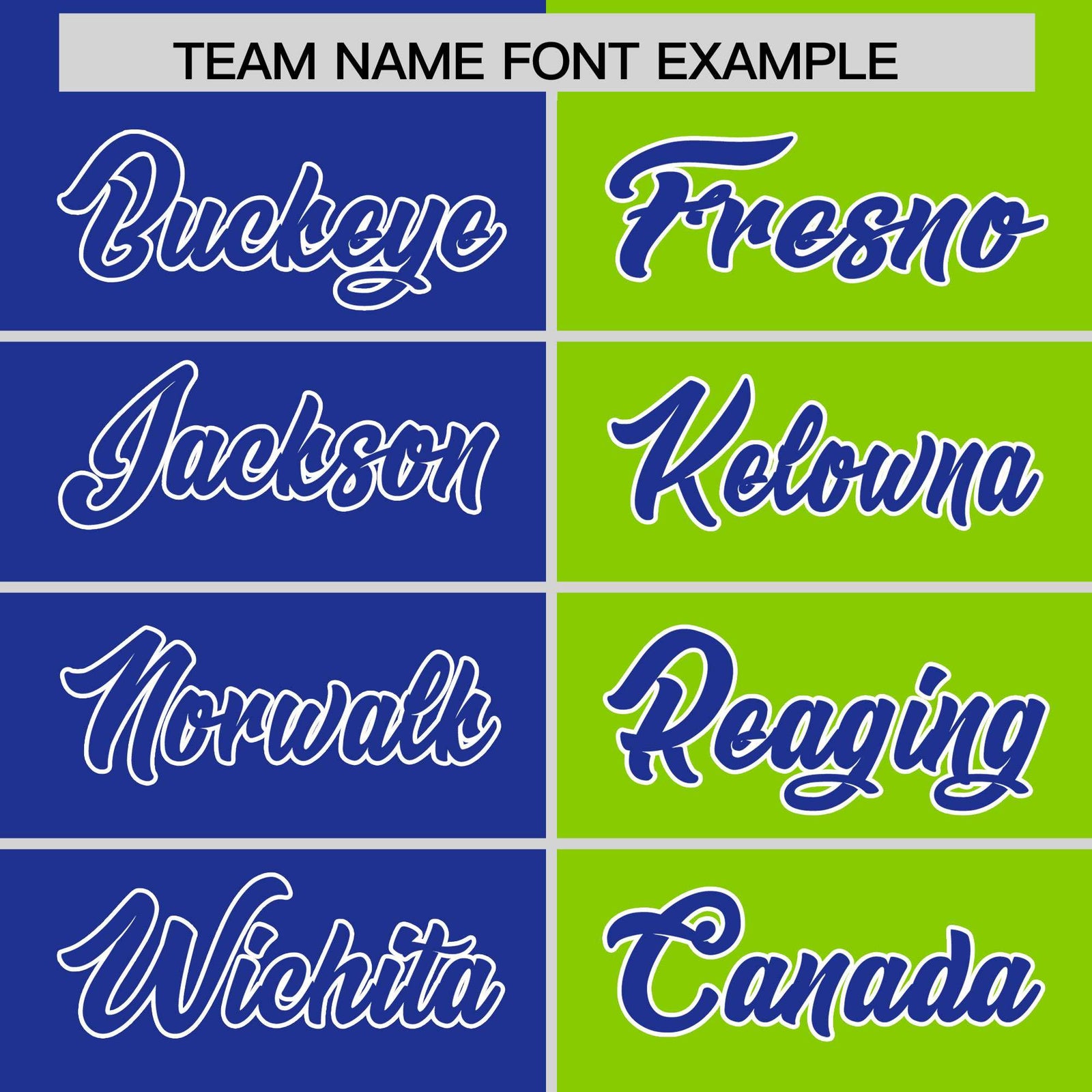 Custom Royal Neon Green Four Squares Design Performance Polo Shirt