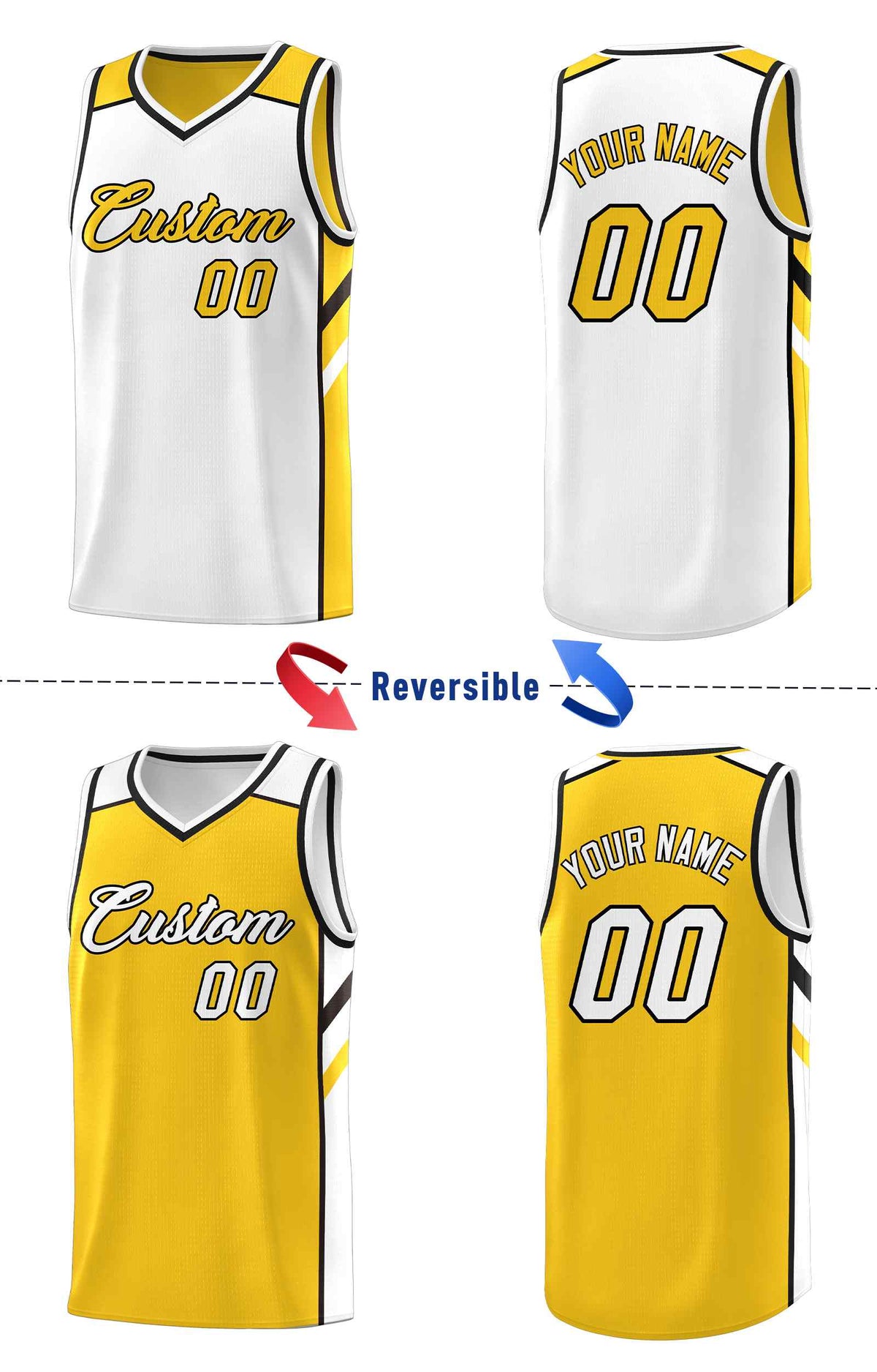 Custom Aqua White Double Side Sets Men Basketball Jersey