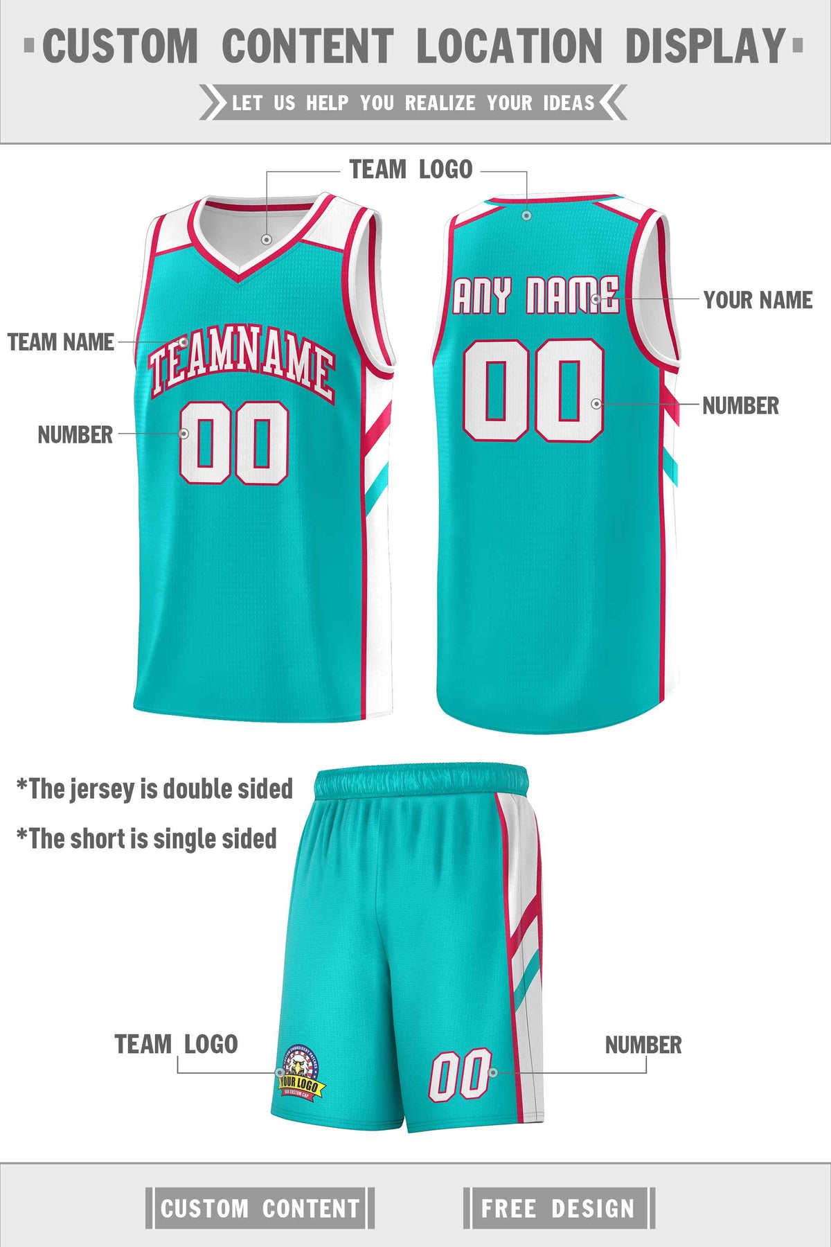 Custom Yellow White Double Side Sets Men Basketball Jersey