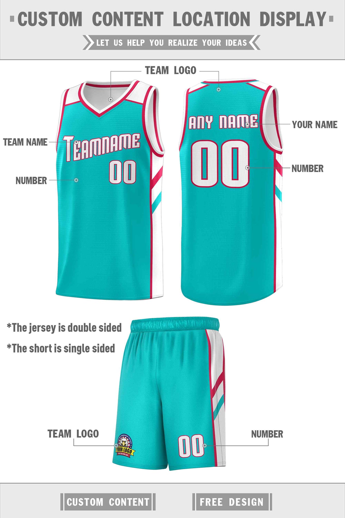 Custom Yellow White Double Side Sets Men Basketball Jersey