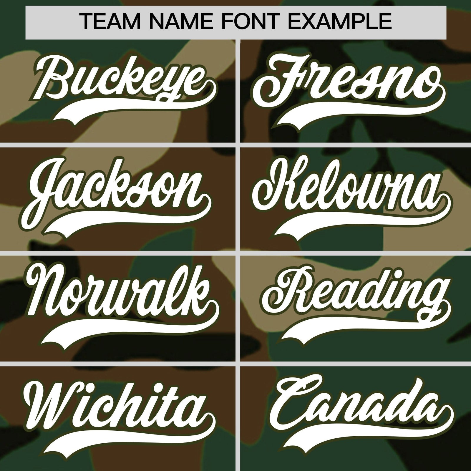 Custom Camo T-shirts Olive White Jungle Camouflage Training Shirts