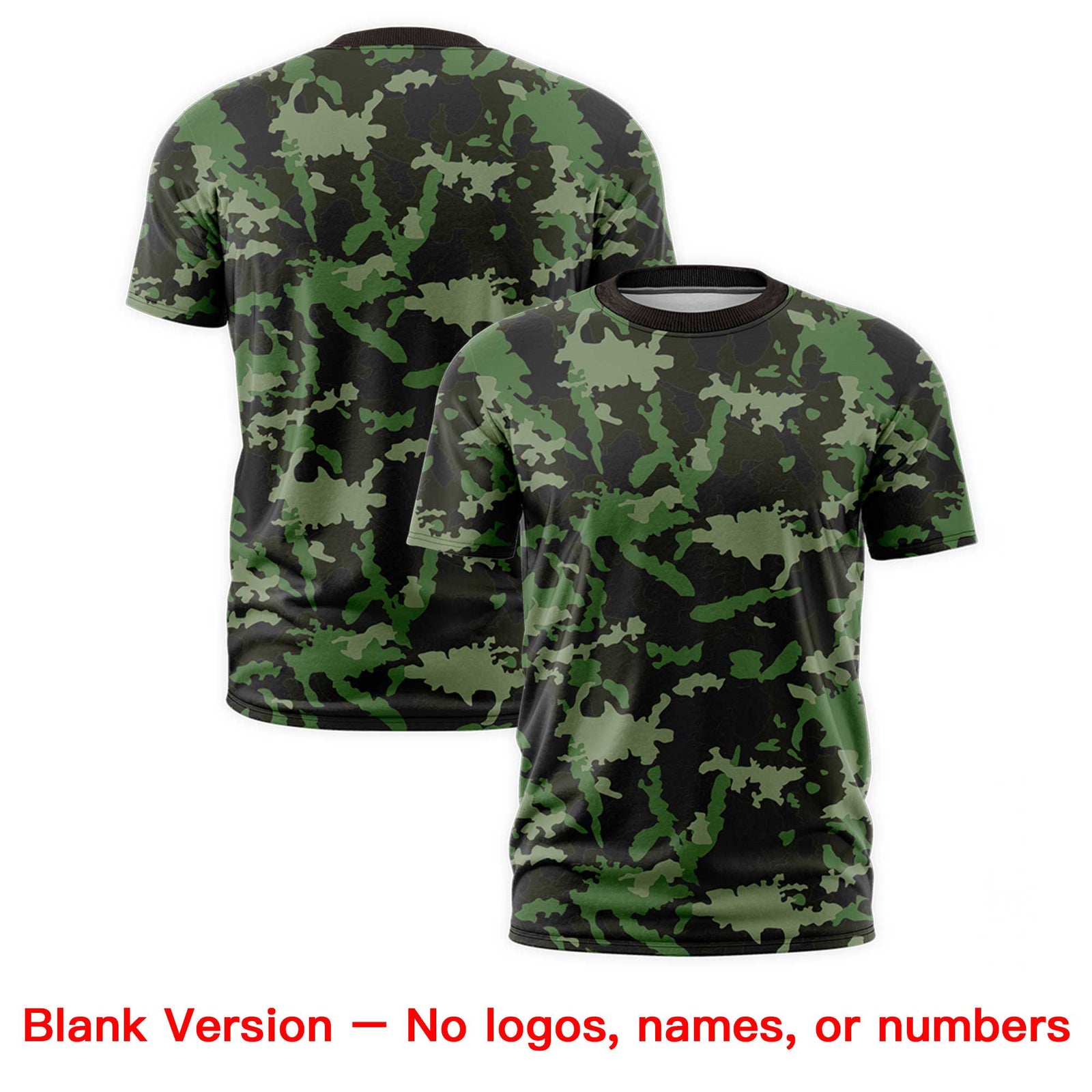 Custom Camo T-shirts Brown White Jungle Camouflage Outdoor Shirts
