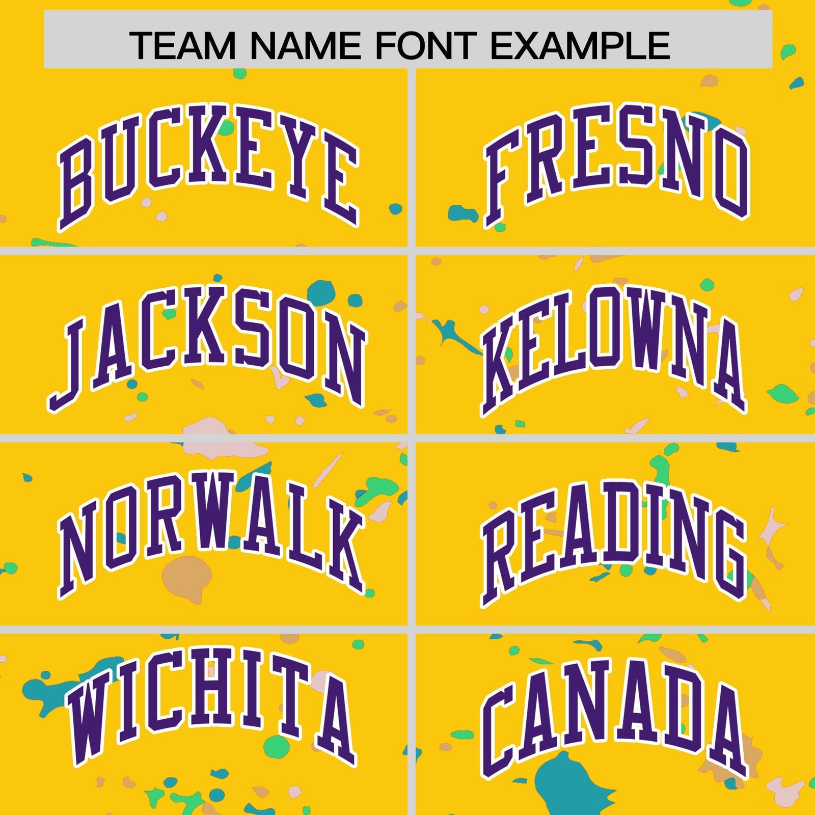 Custom Gold Purple White Spray Painting Graffiti Pattern Personalization T-shirt| KXKSHOP
