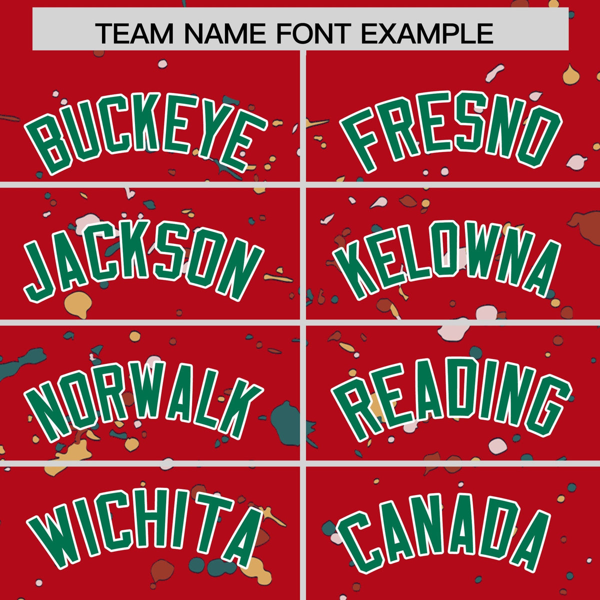 Custom Red Kelly Green White Spray Painting Graffiti Pattern Personalization T-shirt| KXKSHOP