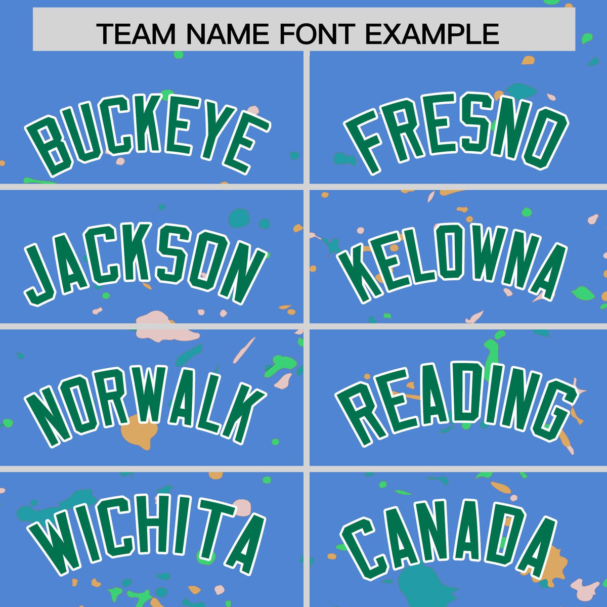 Custom Light Blue Kelly Green White Spray Painting Graffiti Pattern Personalization T-shirt| KXKSHOP