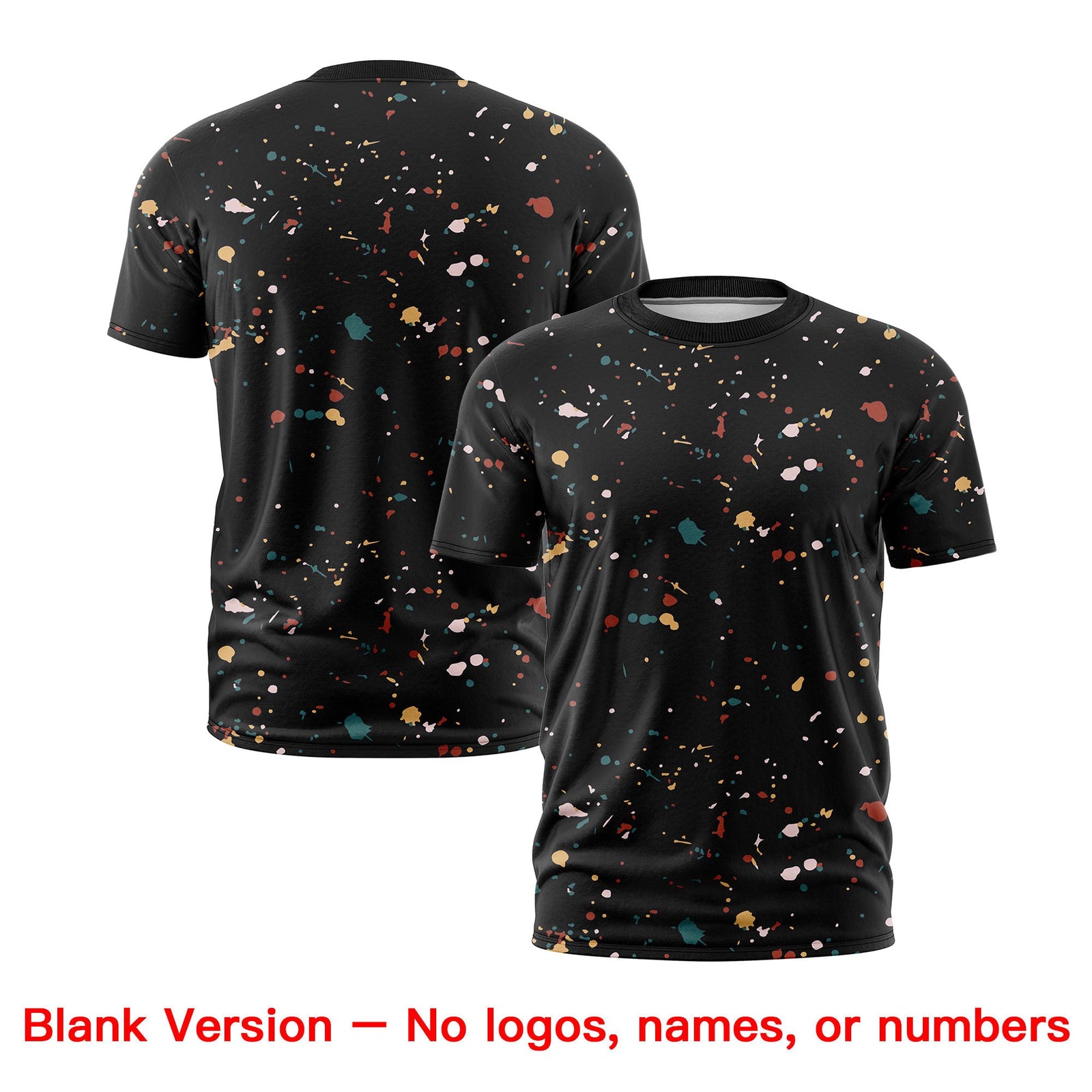 Custom White Black White Spray Painting Graffiti Pattern Personalization T-shirt| KXKSHOP