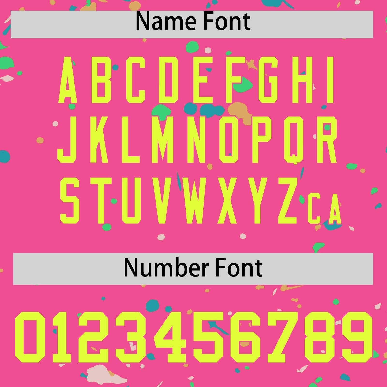 Custom Pink Fluorescent Green Spray Painting Graffiti Pattern Personalization T-shirt| KXKSHOP