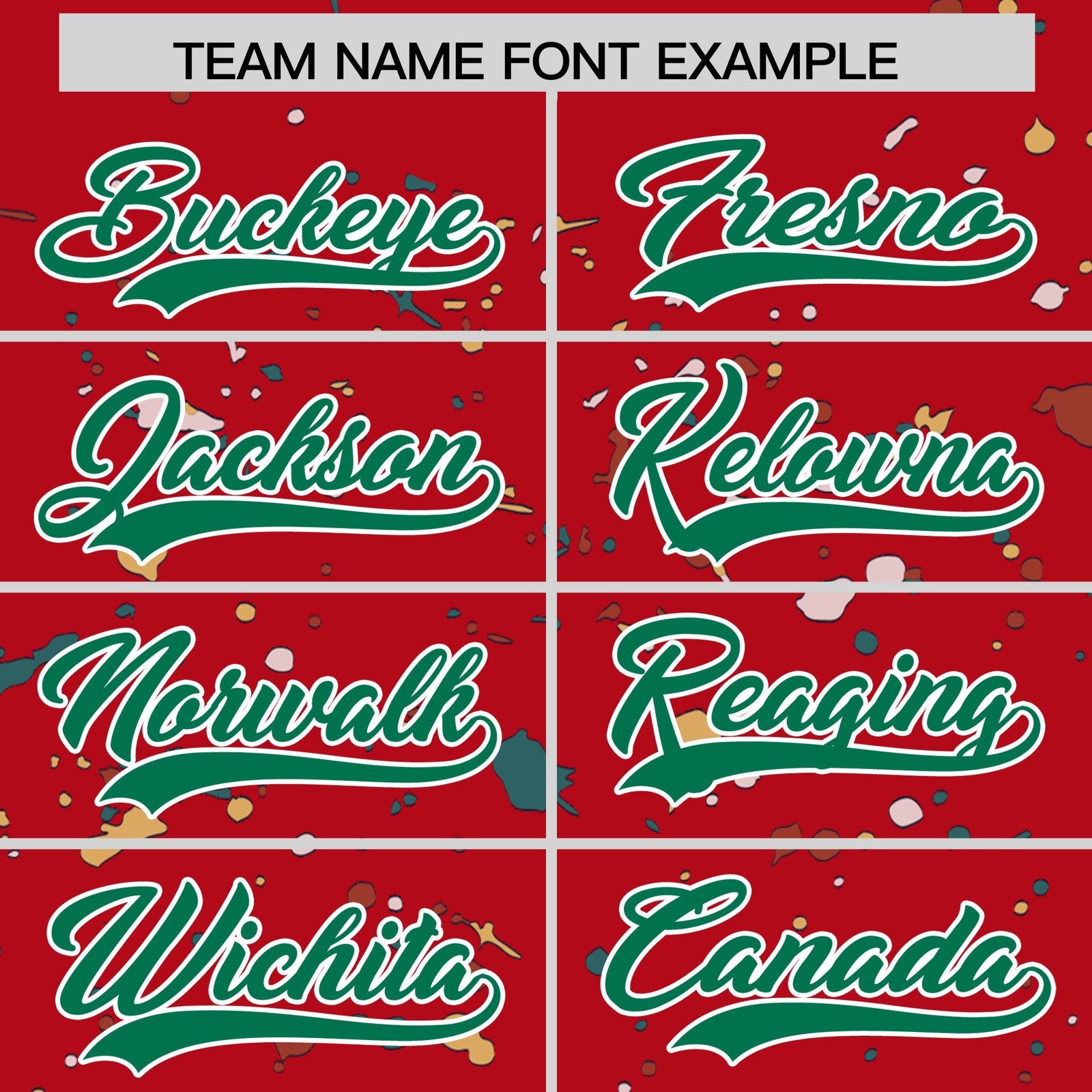 Custom Red Kelly Green White Spray Painting Graffiti Pattern Personalization T-shirt| KXKSHOP