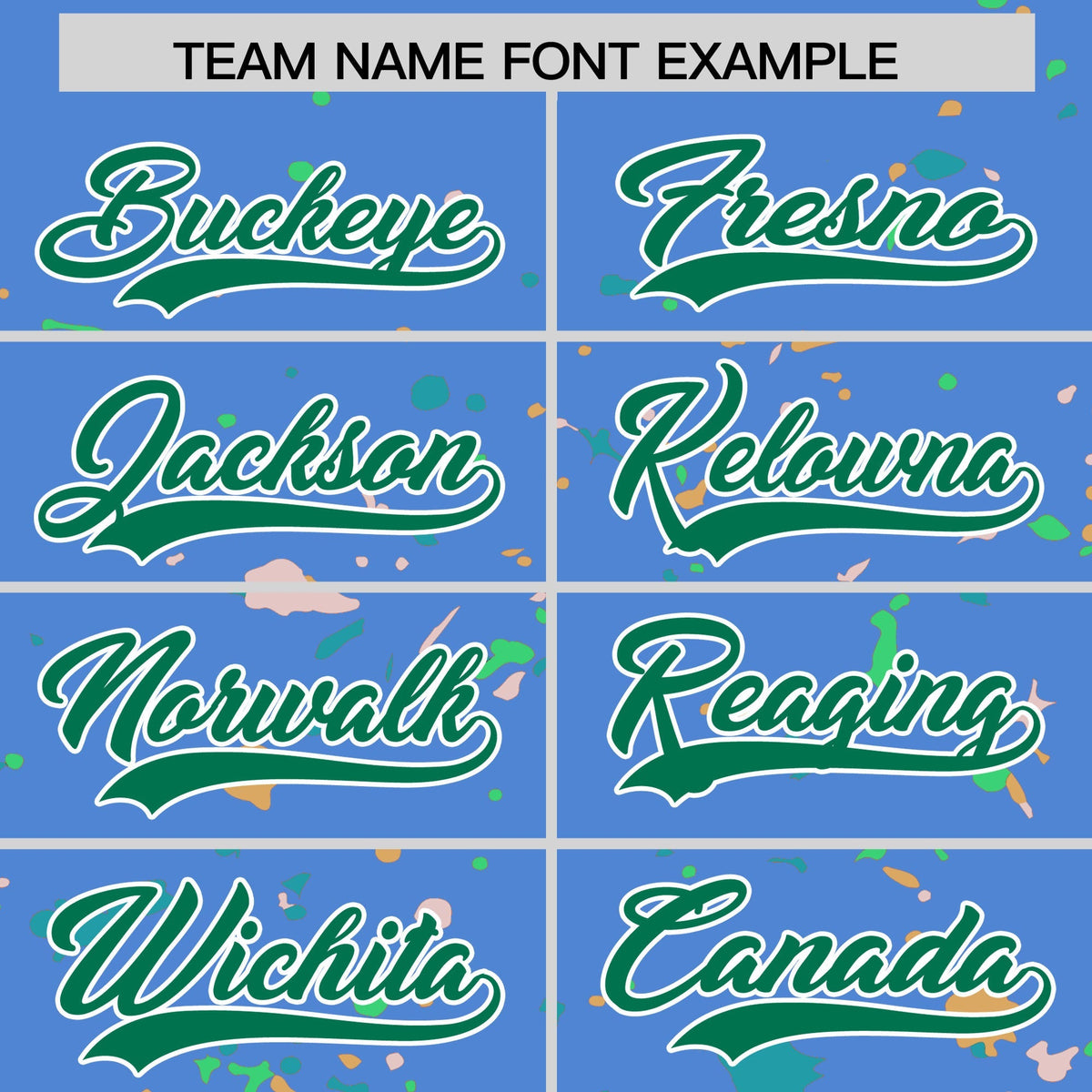 Custom Light Blue Kelly Green White Spray Painting Graffiti Pattern Personalization T-shirt| KXKSHOP