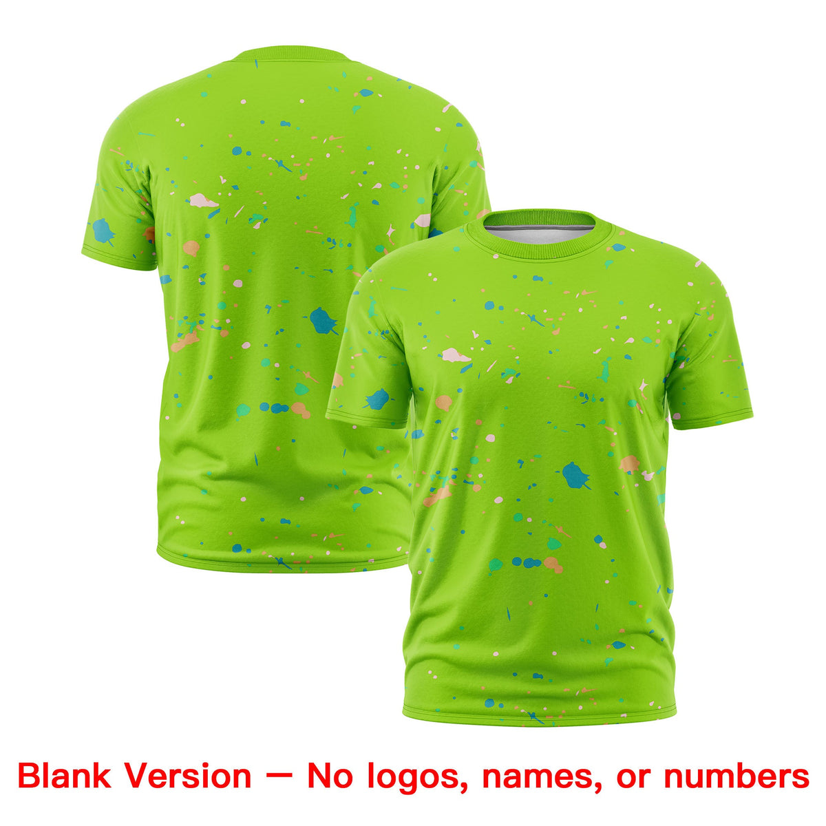 Custom Neon Green Gray White Spray Painting Graffiti Pattern Personalization T-shirt| KXKSHOP