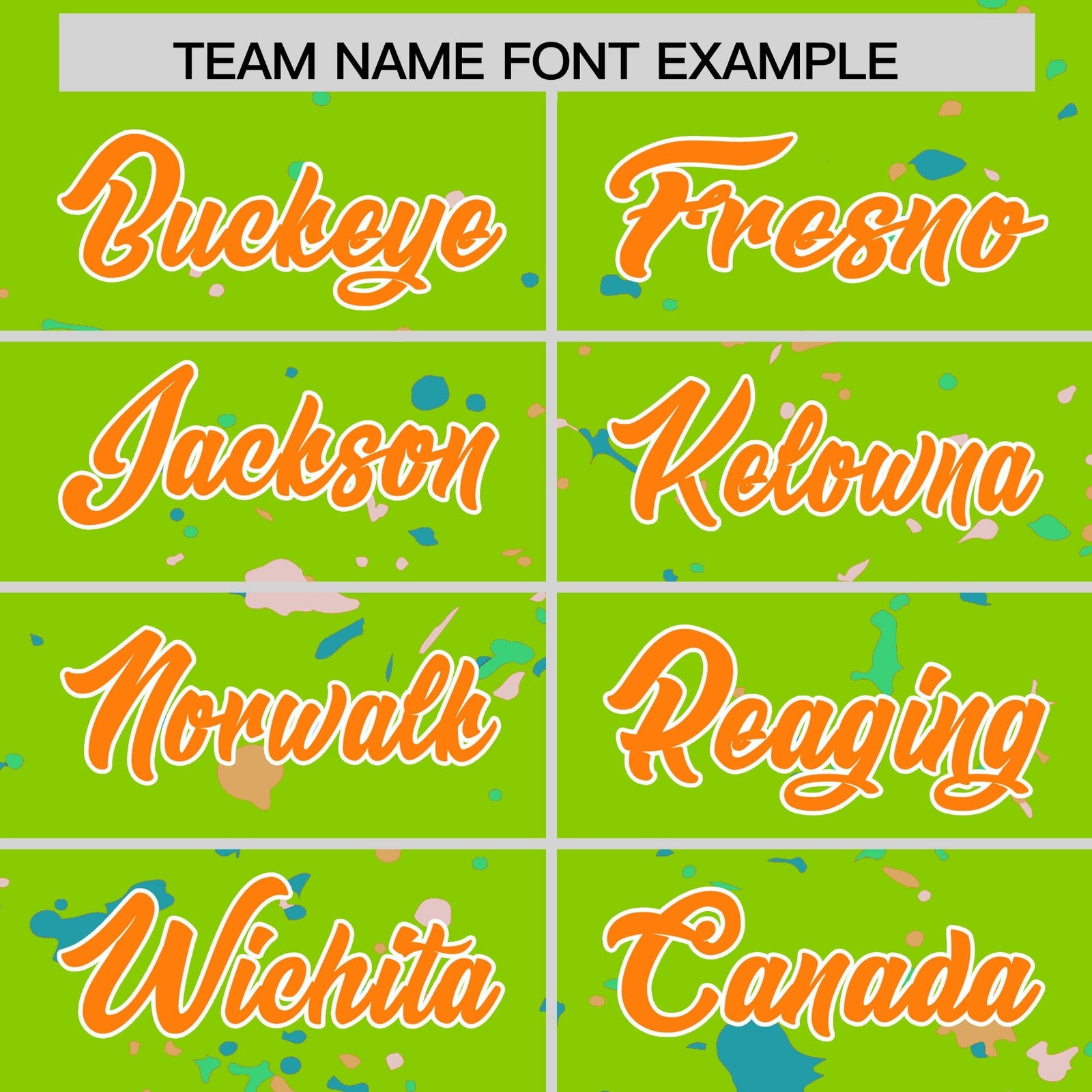 Custom Neon Green Orange White Spray Painting Graffiti Pattern Personalization T-shirt| KXKSHOP