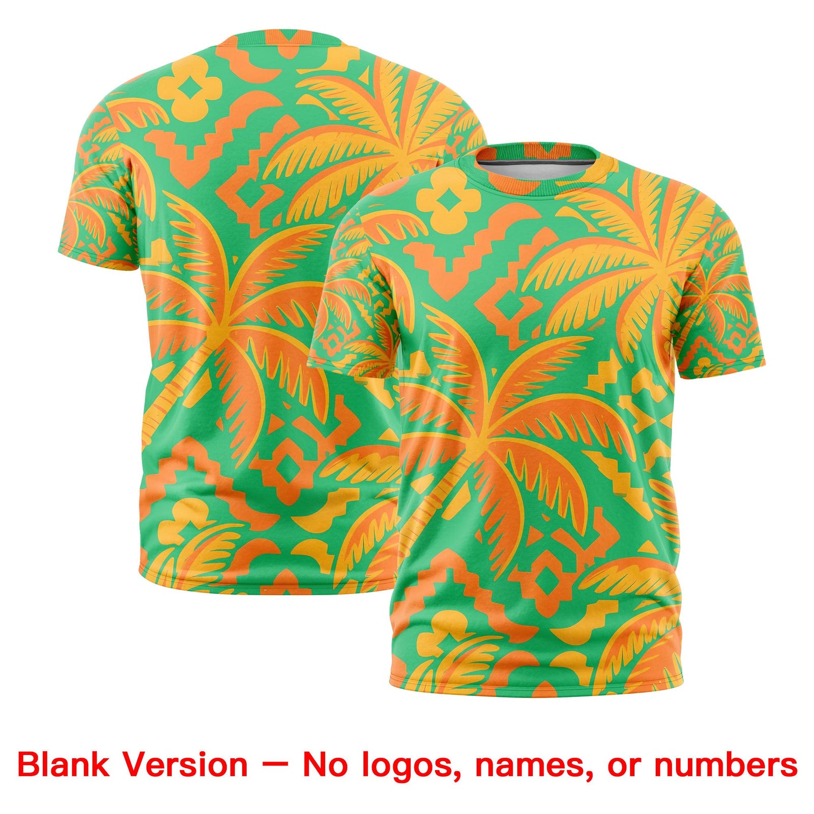 Custom White Orange Graffiti Pattern Hawaiian Style T-shirt| KXKSHOP