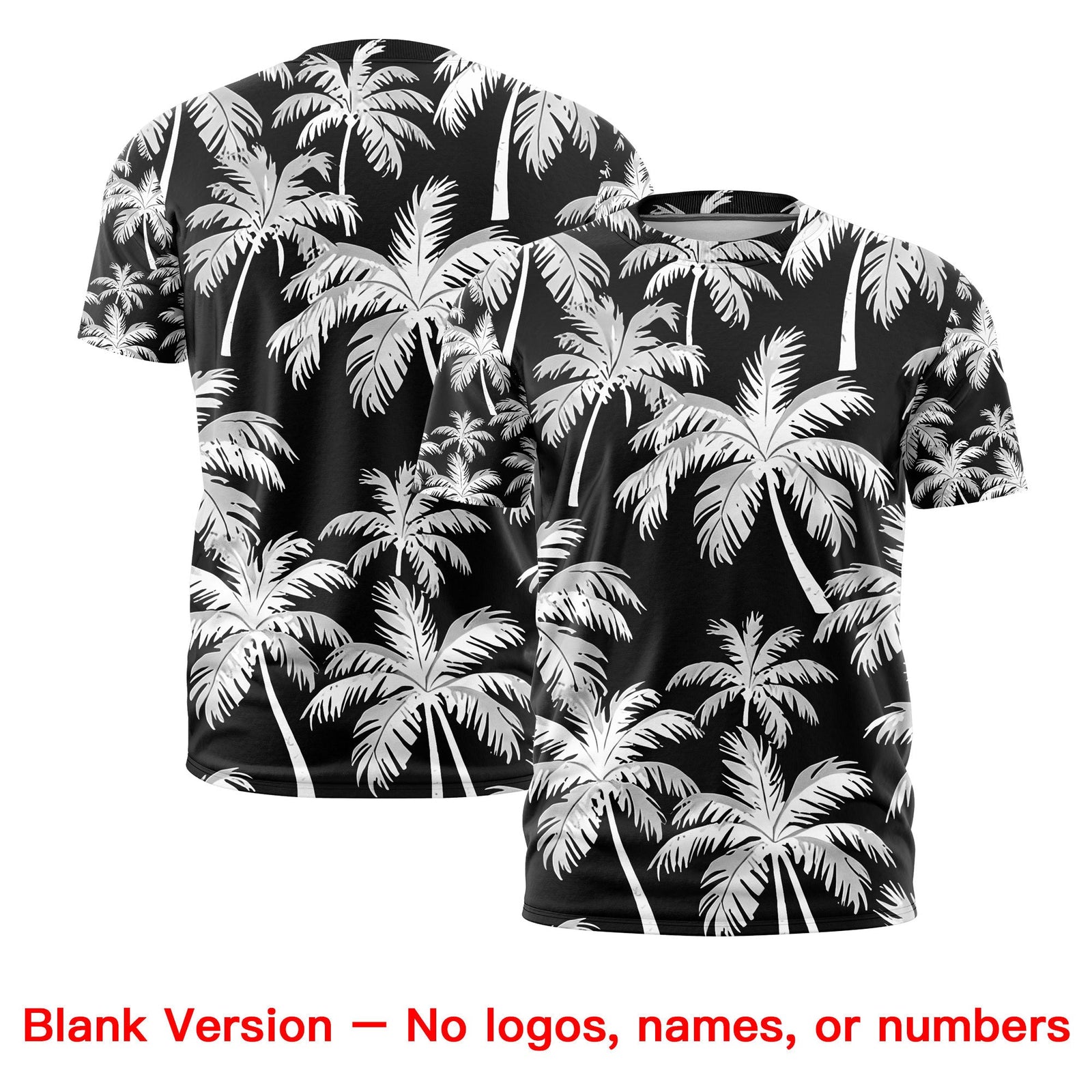 Custom White Black Graffiti Pattern Hawaiian Style T-shirt| KXKSHOP