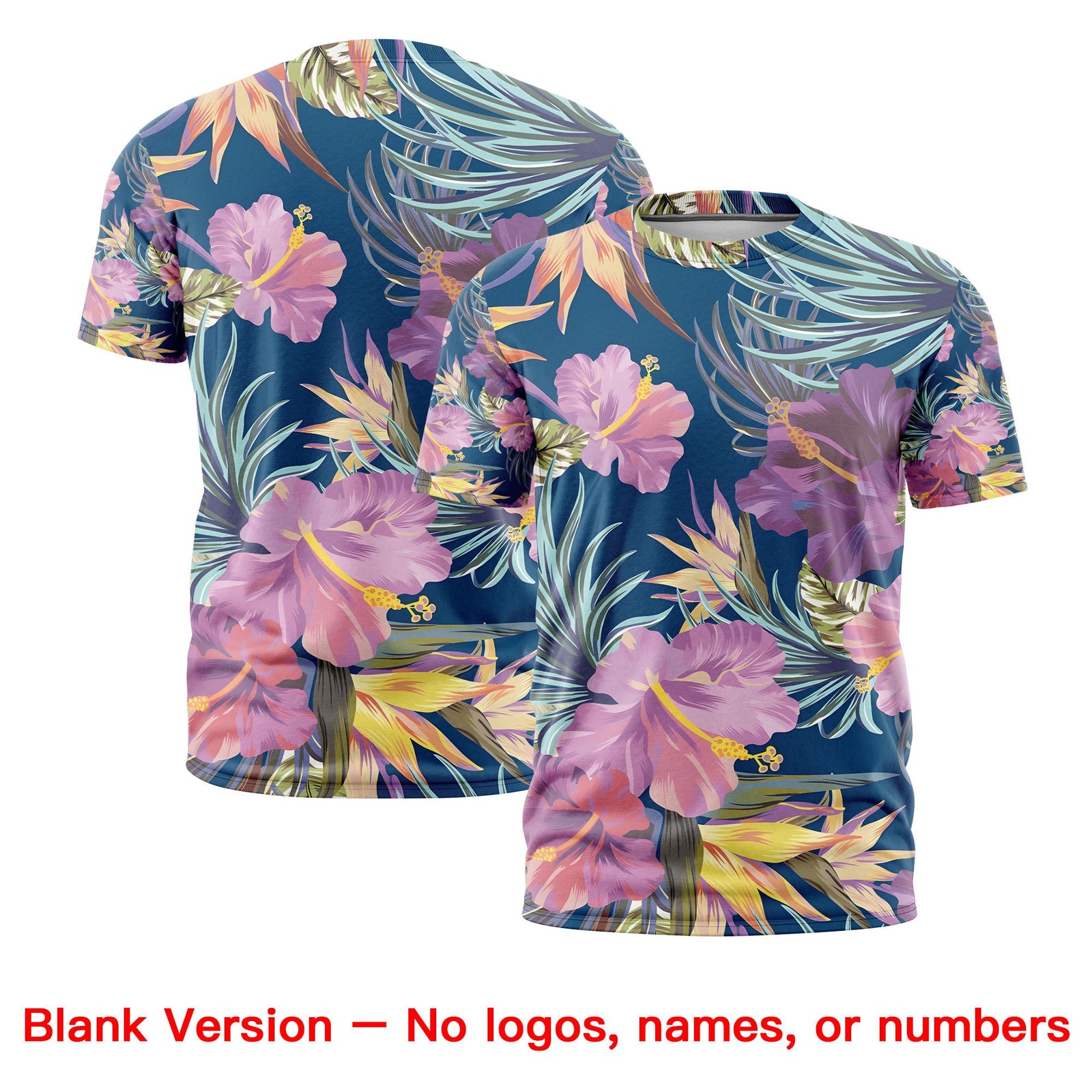 Custom Light Pink White Graffiti Pattern Hawaiian Style T-shirt| KXKSHOP