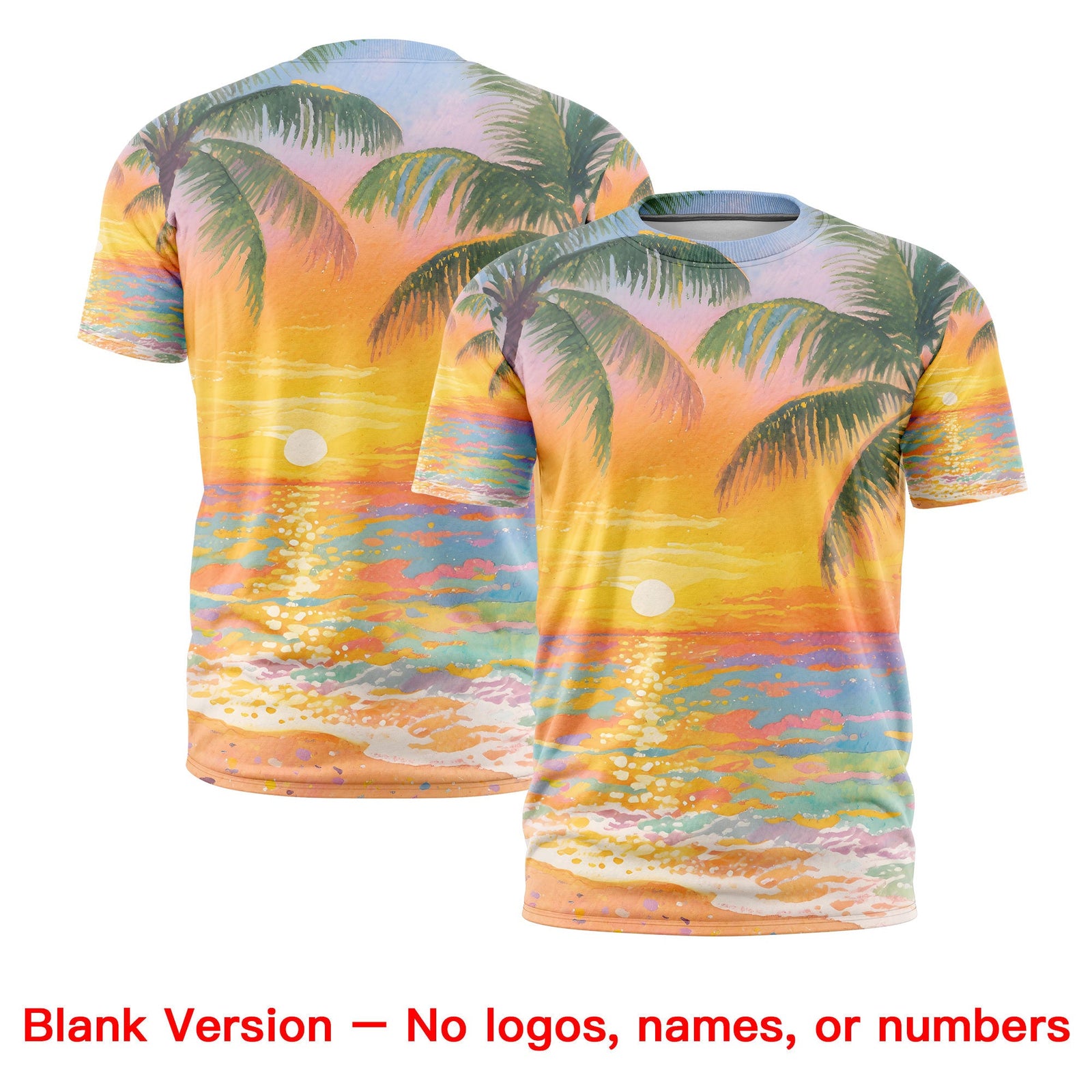 Custom Kelly Green White Graffiti Pattern Hawaiian Style T-shirt| KXKSHOP