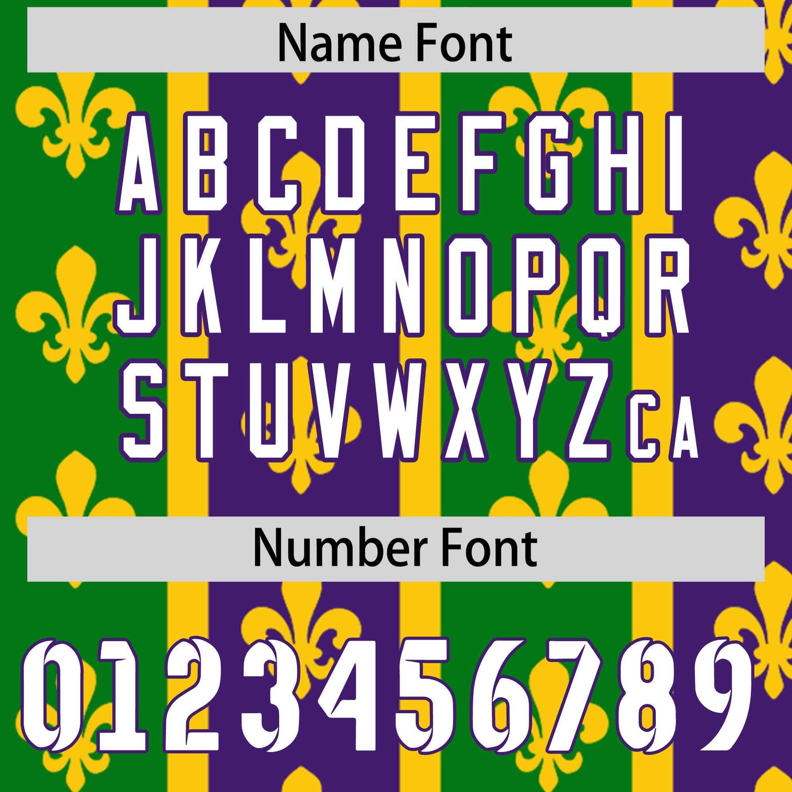 Custom Purple Kelly Green Crew Neck Personalized Mardi Gras Long Sleeve Performance T-shirt | KXKSHOP