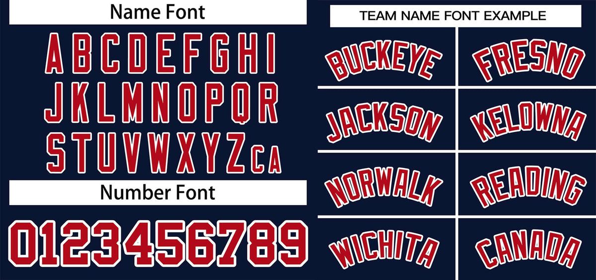 Custom Navy Red Classic Style Authentic Two-Button Baseball Jersey