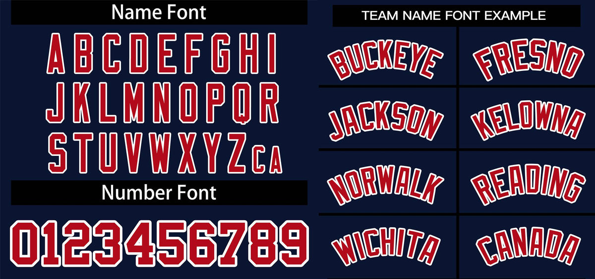 Custom Navy Red Classic Style Outdoor Authentic Pullover Baseball Jersey