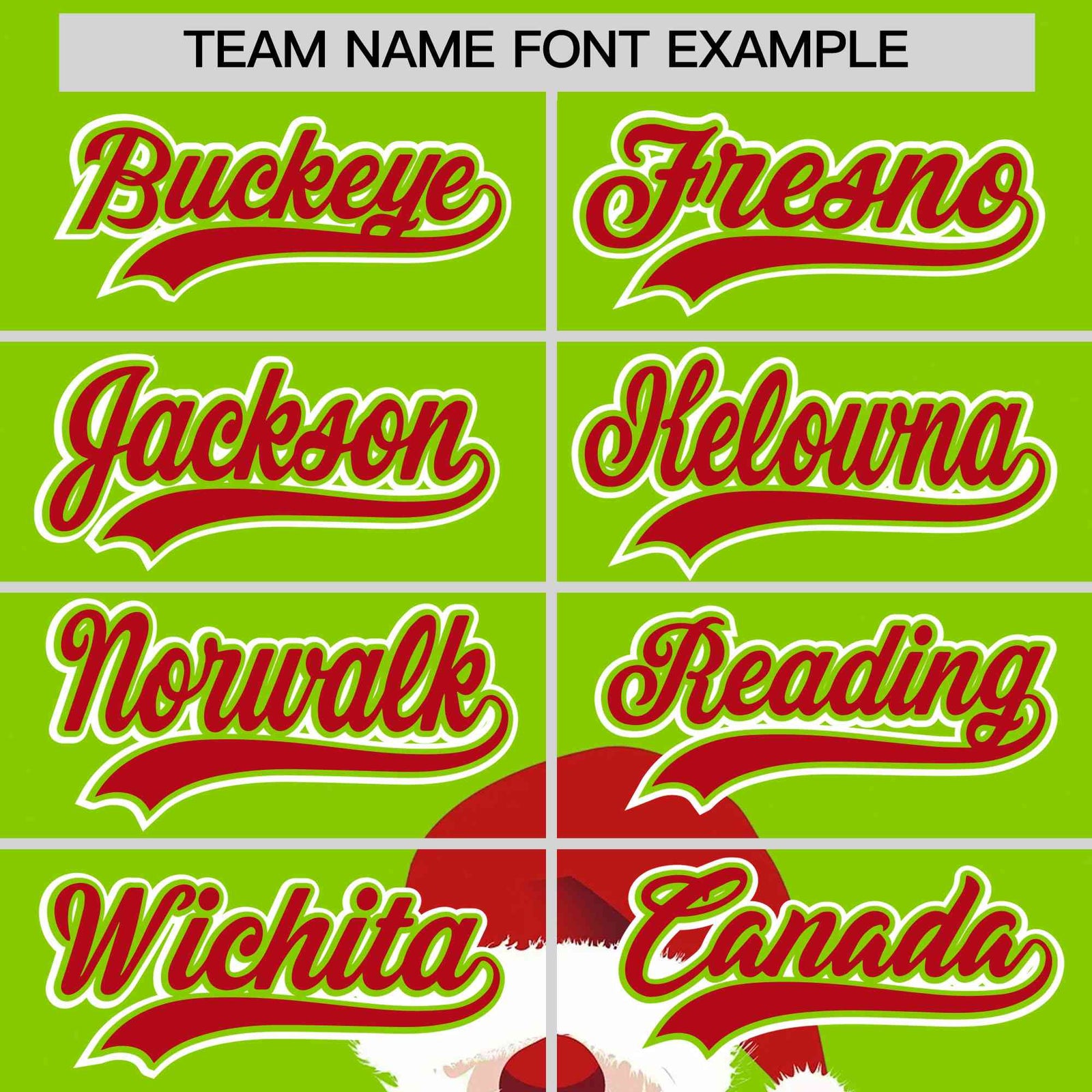 Custom Neon Green Red Christmas Graffiti Pattern Athletic Full-Zip Hoodie