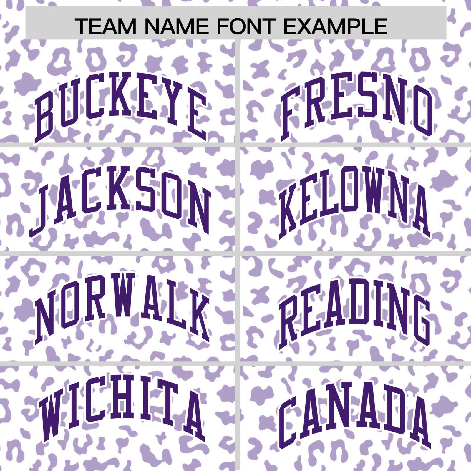 Custom White Purple Varsity Full-Zip Letterman Leopard Print Hoodie Jacket