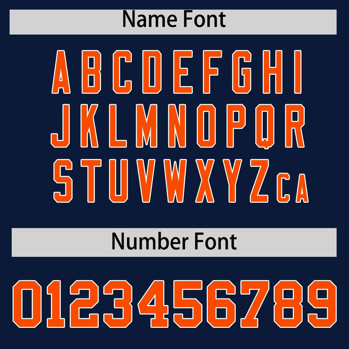 Custom Navy White-Orange Raglan Sleeves Varsity Full-Snap Letterman Three Stripes Hoodie Jacket
