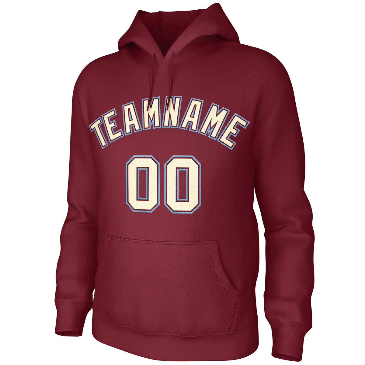 Custom Cardinal Cream-Cardinal Classic Style Sweatshirts Uniform Pullover Hoodie