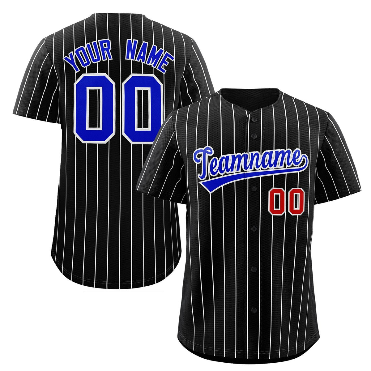 striped baseball uniform