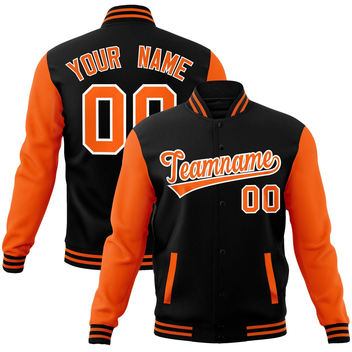 custom varsity letterman full snap jackets samples &amp; details