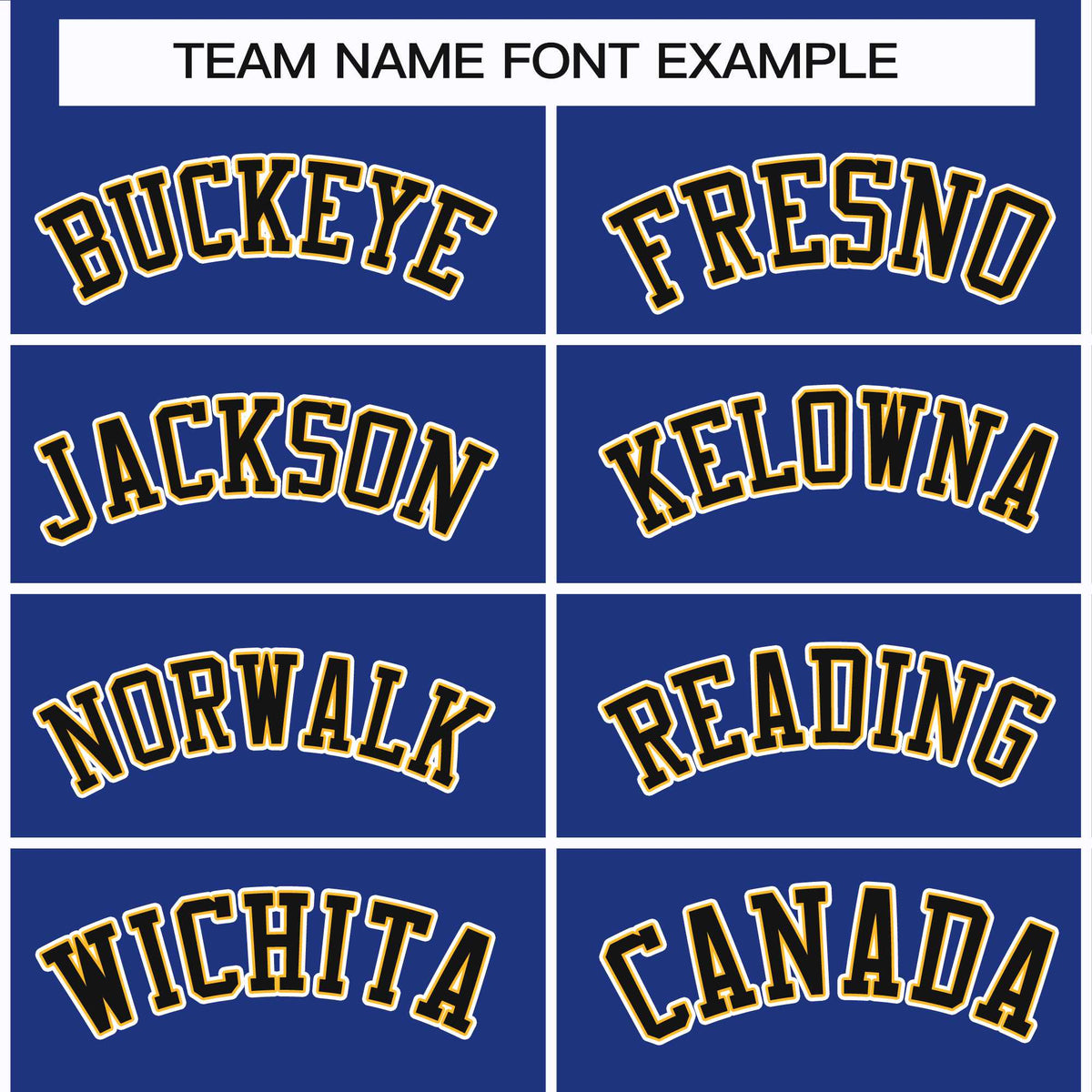 Custom Royal Navy Gold-White Classic Style Hockey Jersey