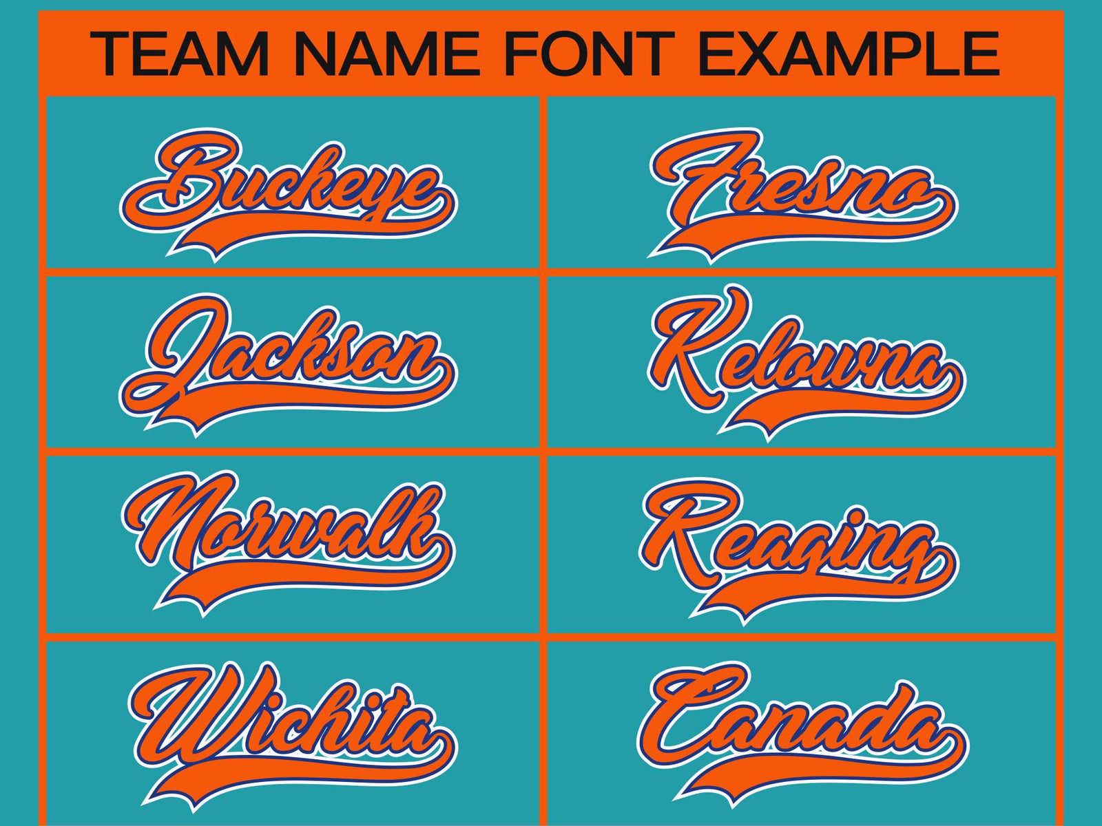 Custom Aqua Orange Royal-White Classic Style Hockey Jersey