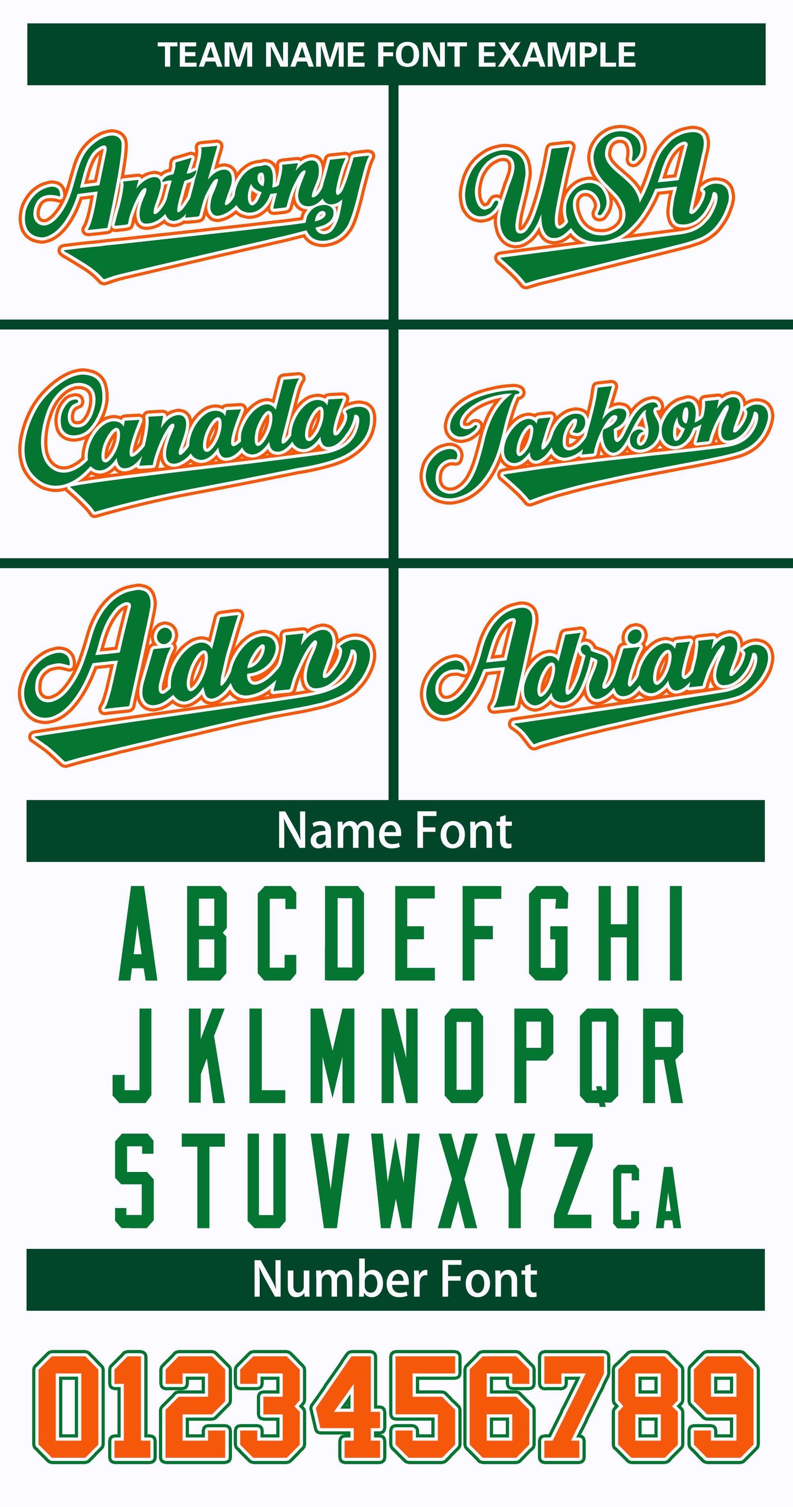 Custom White Kelly Green White-Orange Classic Style Hockey Jersey
