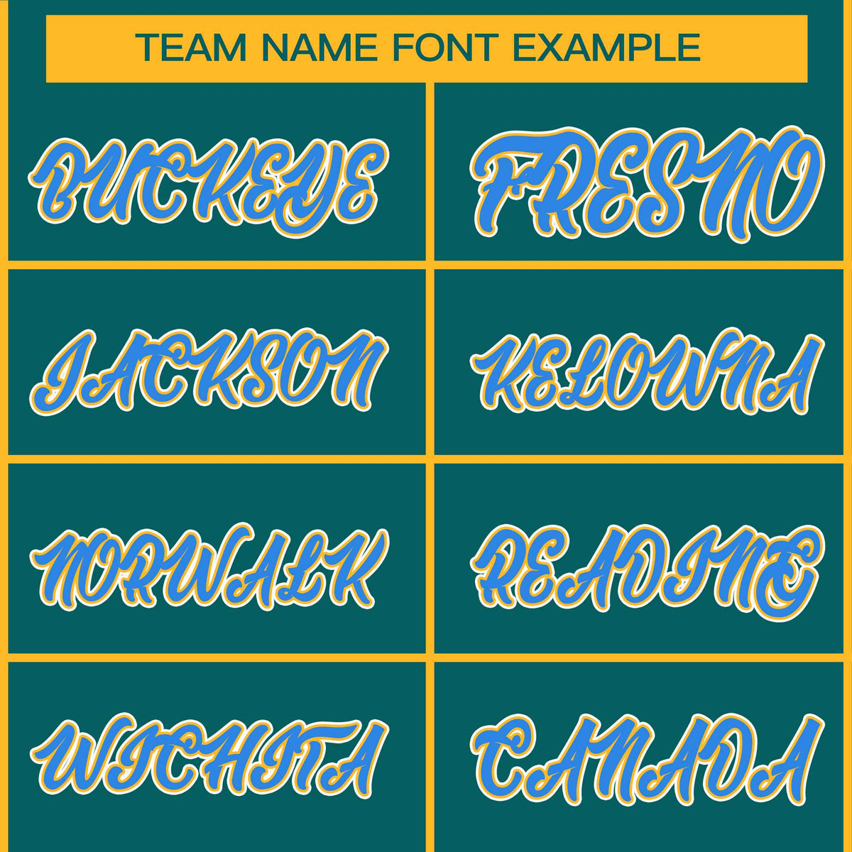 Custom Teal Powder Blue White-Gold Classic Style Hockey Jersey