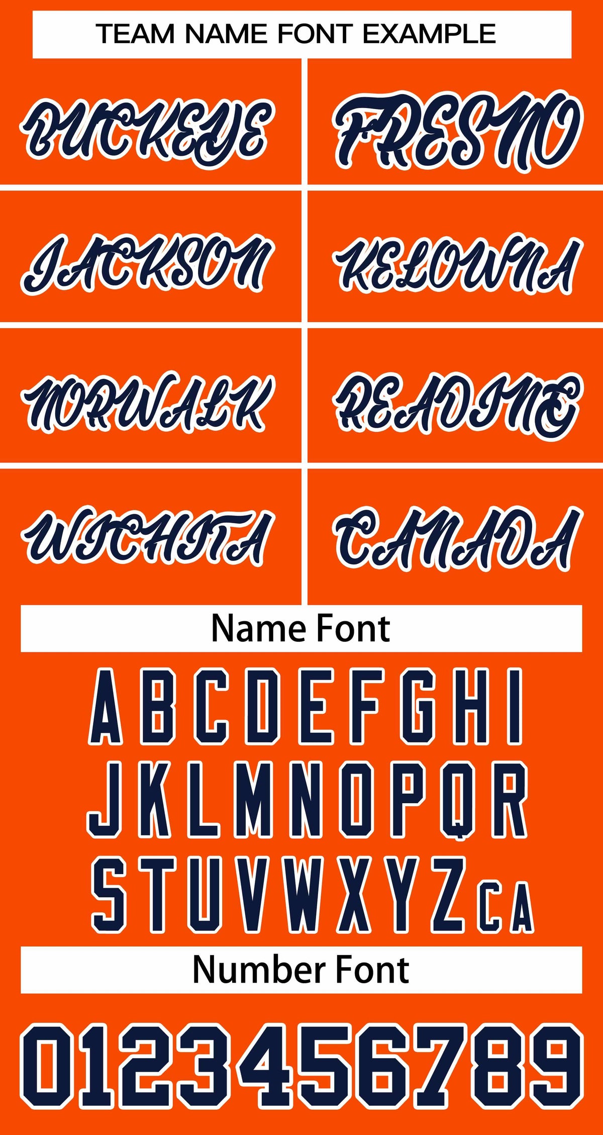 Custom Orange Navy White Classic Style Baseball Jersey for Women